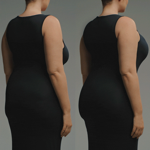 SKIMS ULTIMATE BODY PUSH-UP BUTT ENHANCING PADDED MID THIGH BODYSUIT | CLAY - Image 5