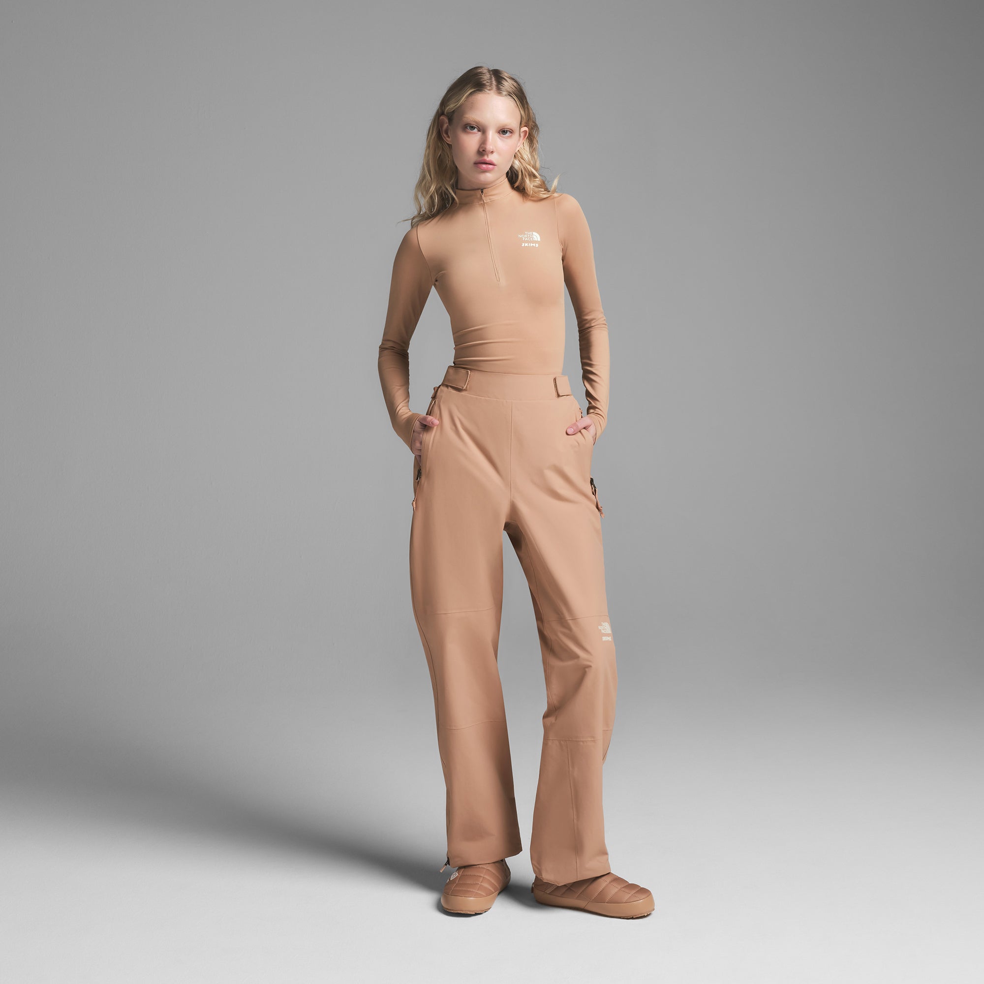 THE NORTH FACE X SKIMS WOVEN SEAM TAPED PANT | OCHRE