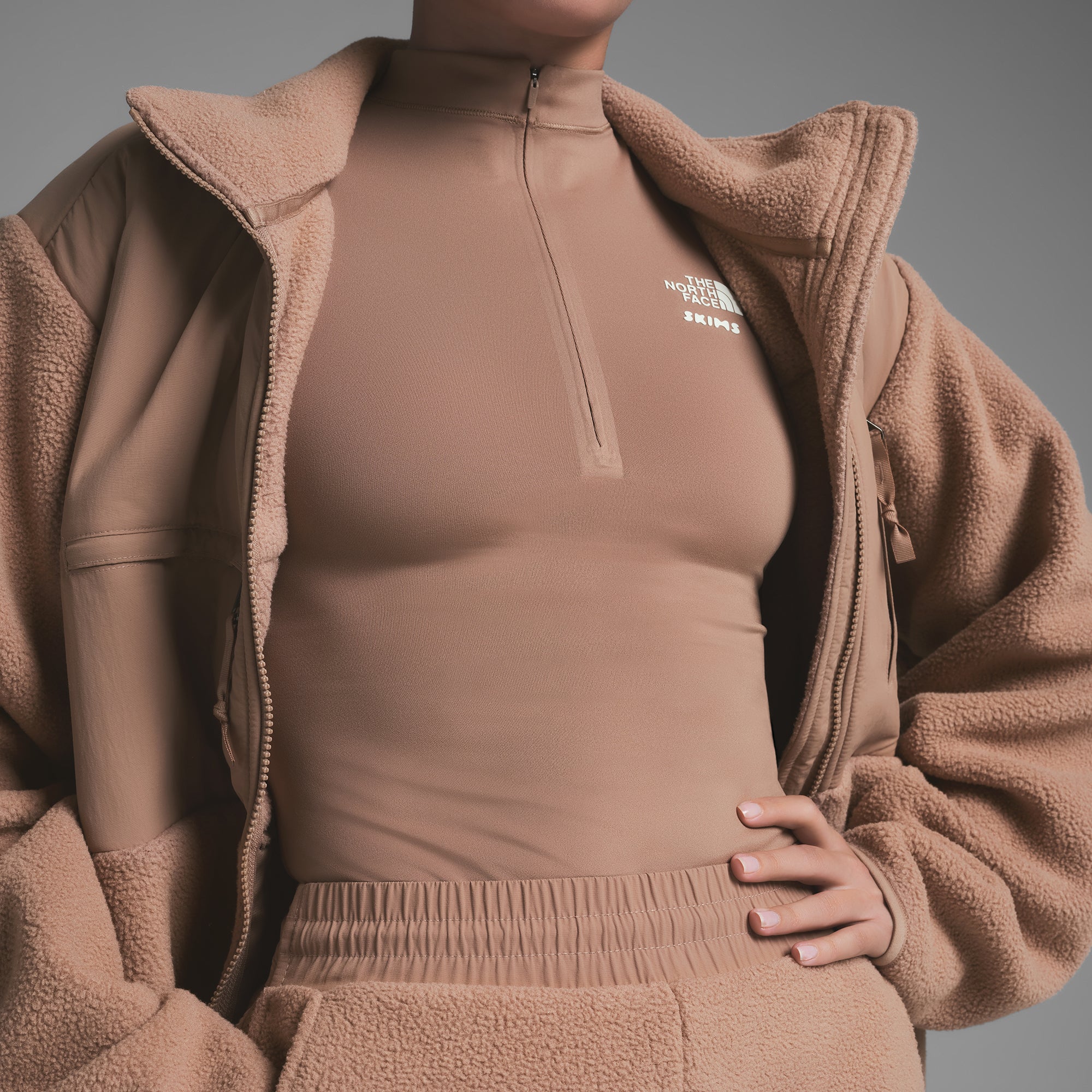 THE NORTH FACE X SKIMS 1995 RETRO DENALI FLEECE JACKET | SIENNA - Image 4