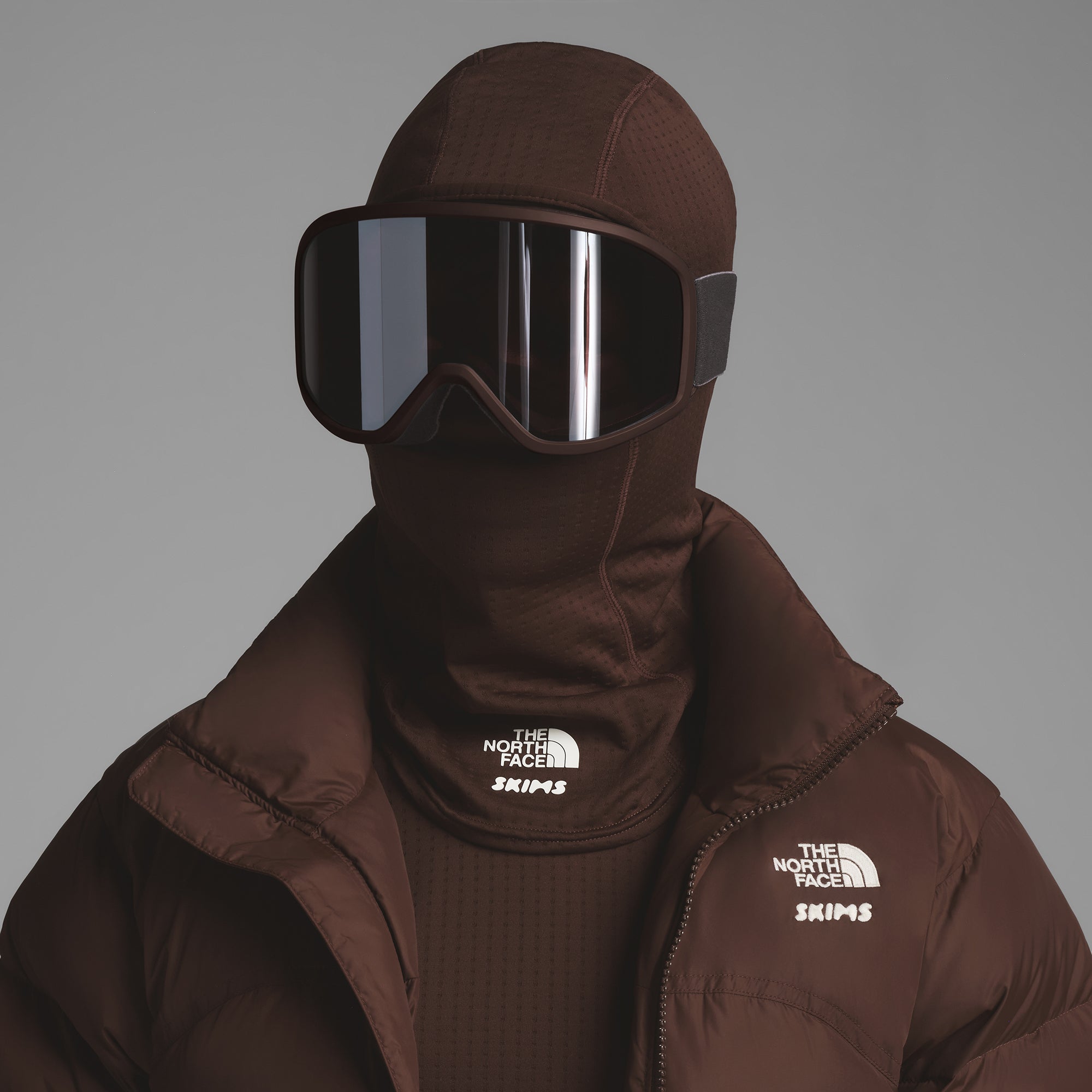 THE NORTH FACE X SKIMS DOTKNIT BALACLAVA | COCOA