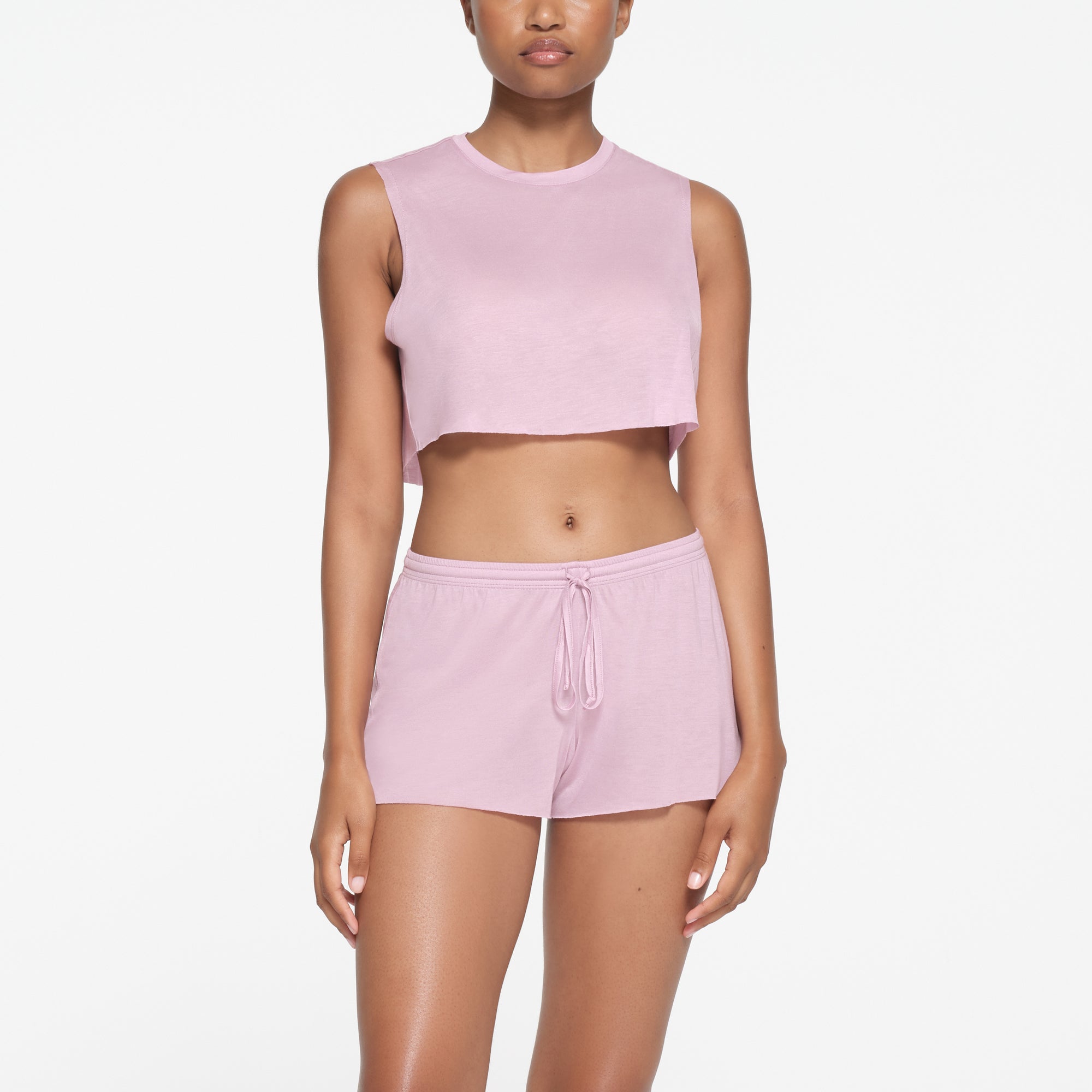 KIMS SLEEP SUPER CROPPED TANK | ORCHID