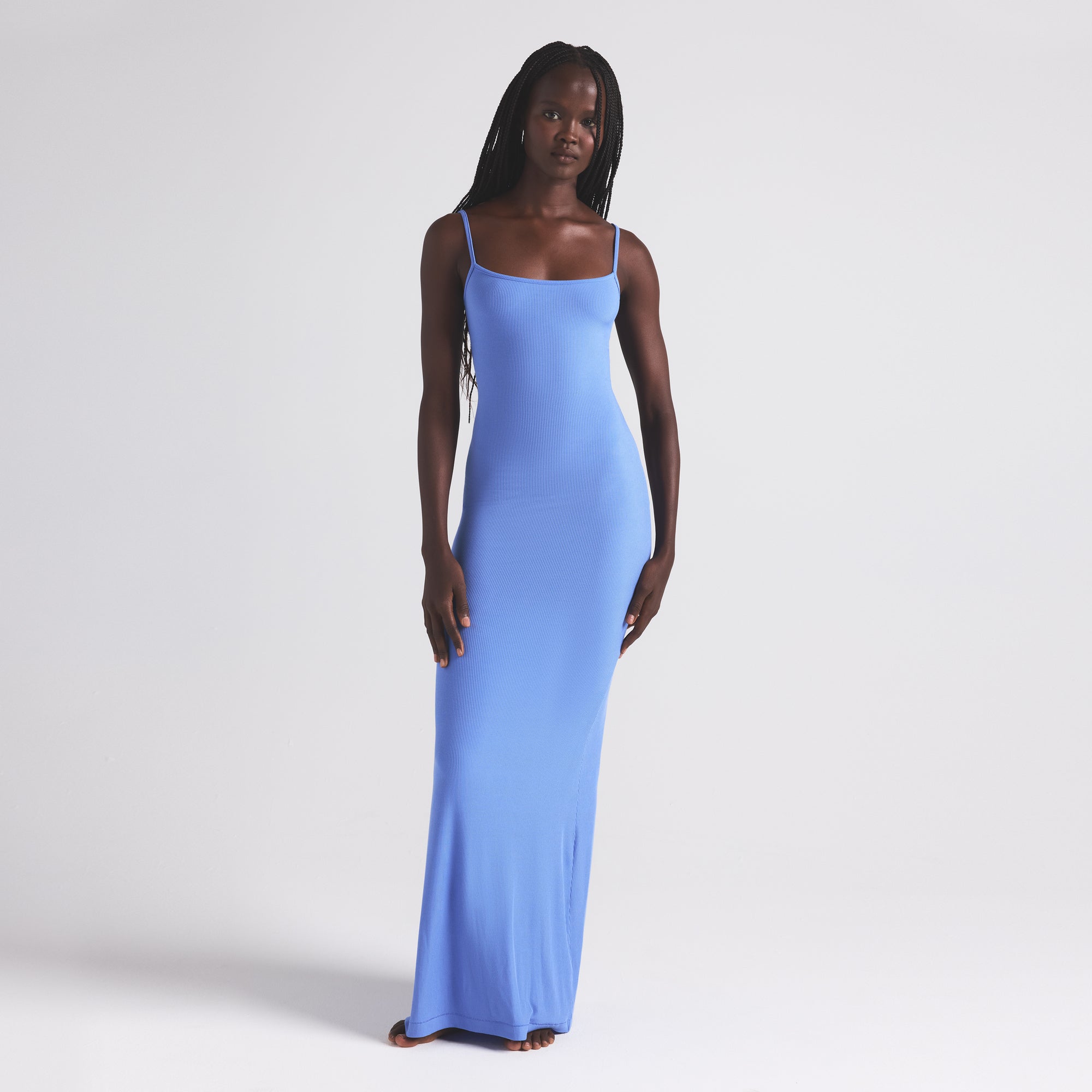 SOFT LOUNGE LONG SLIP DRESS | CIELO - Image 3