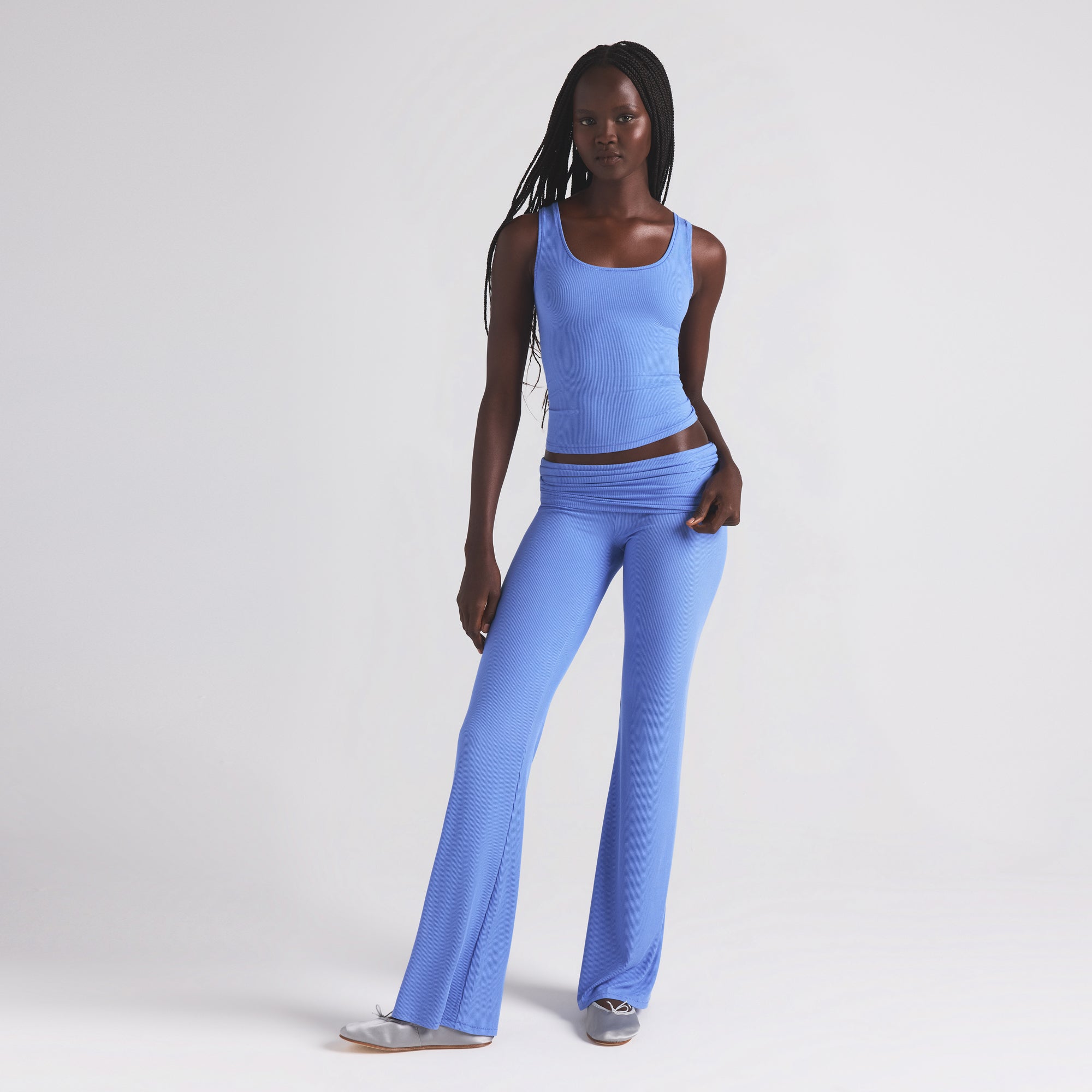 SOFT LOUNGE FOLDOVER PANT | CIELO