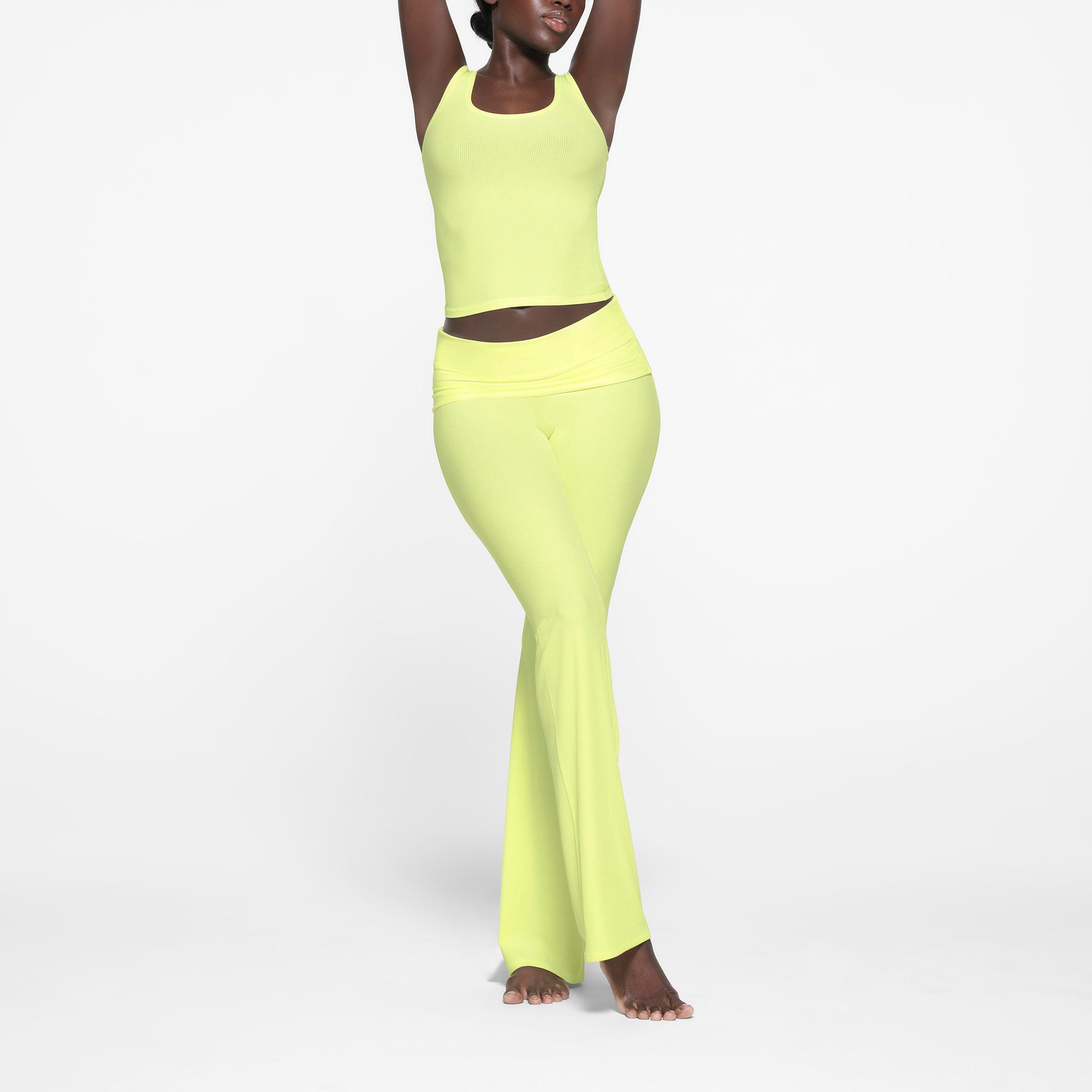 SOFT LOUNGE FOLDOVER PANT | LEMONADE - Image 2