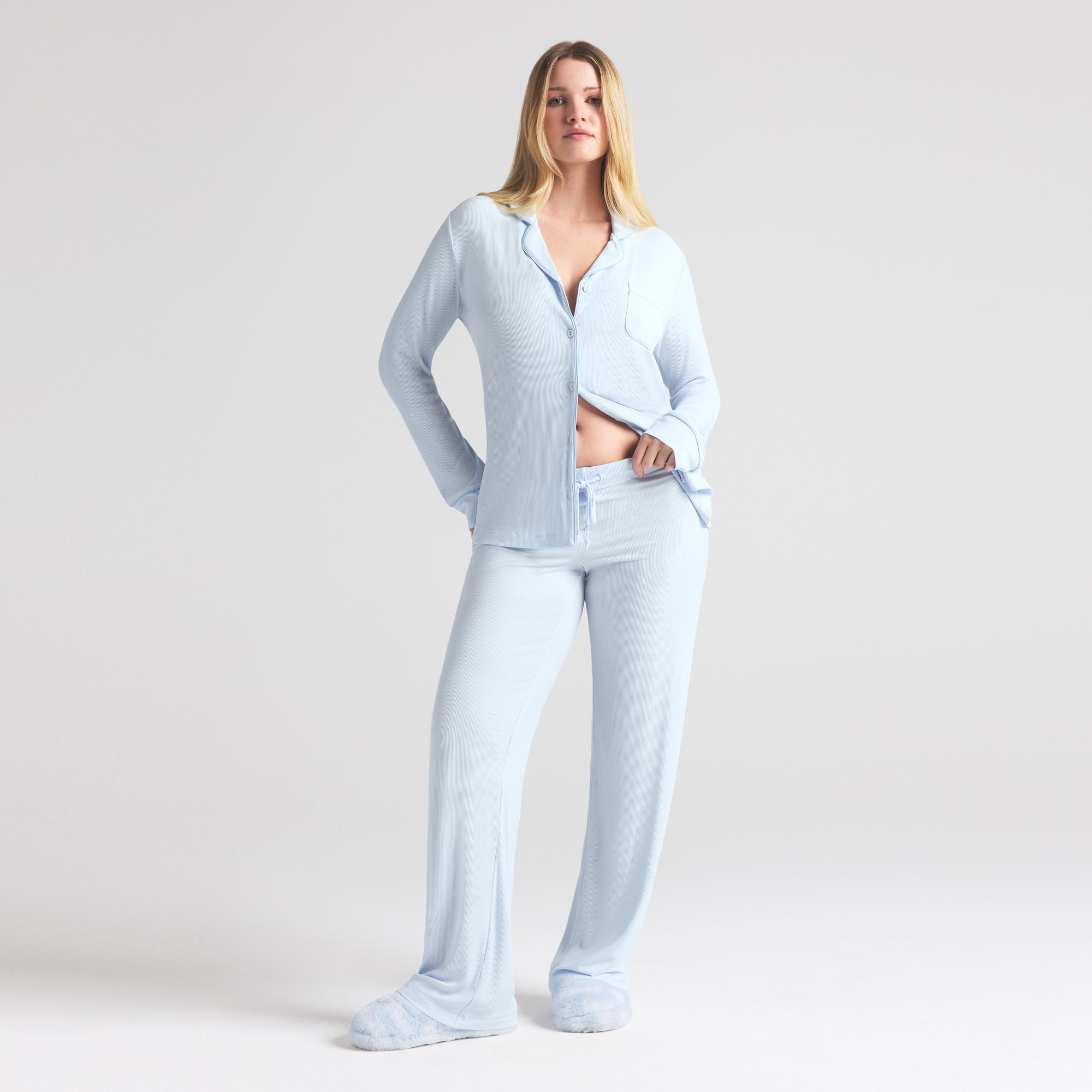 SOFT LOUNGE SLEEP SET | BLUE QUARTZ - Image 3