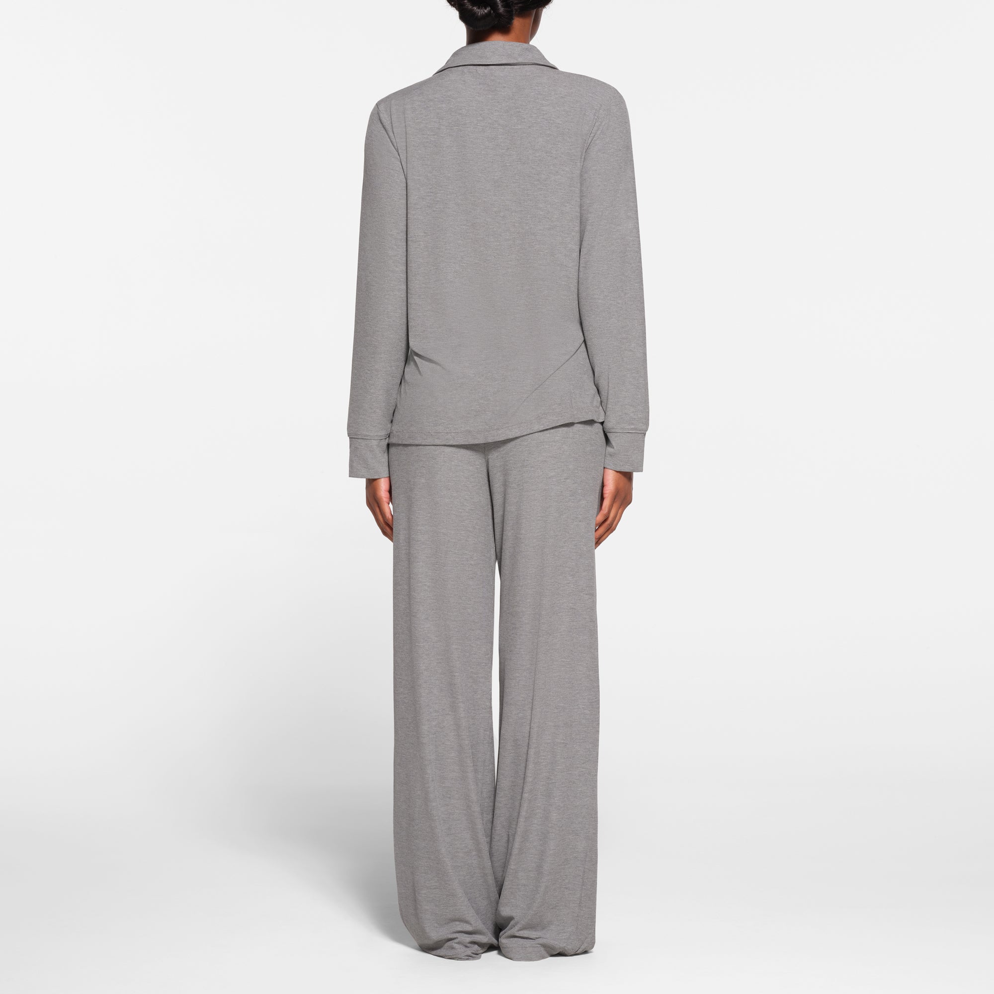 SOFT LOUNGE SLEEP SET | HEATHER GREY - Image 3