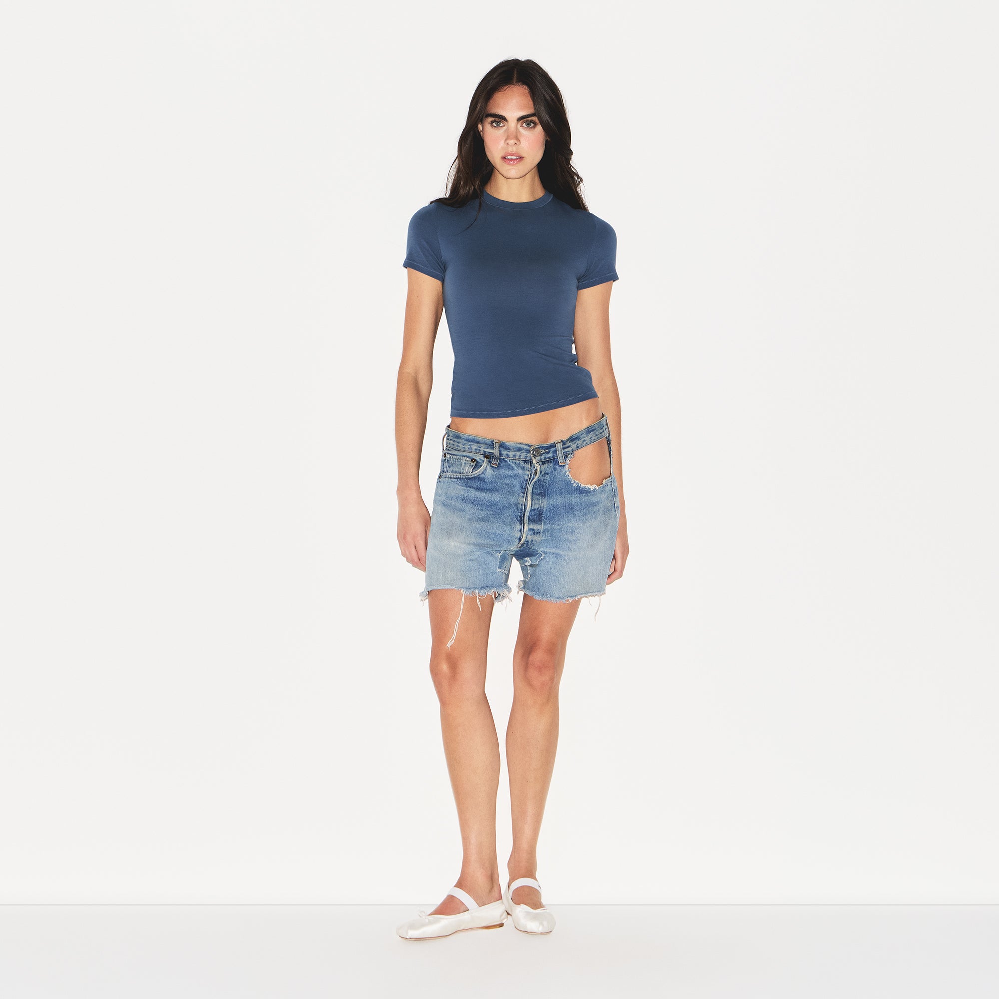 COTTON JERSEY T-SHIRT | HARBOR - Image 2