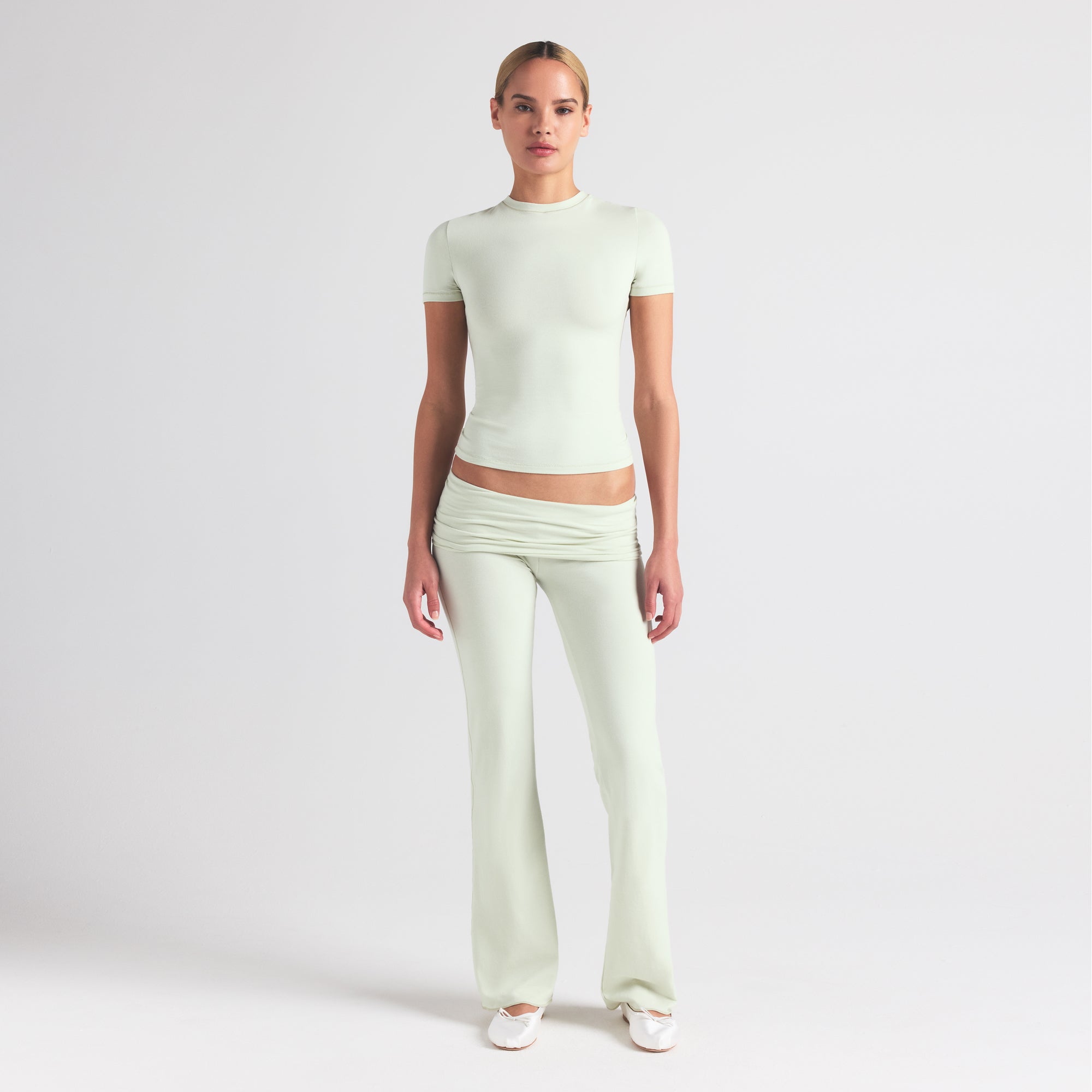 COTTON JERSEY T-SHIRT | SPEARMINT