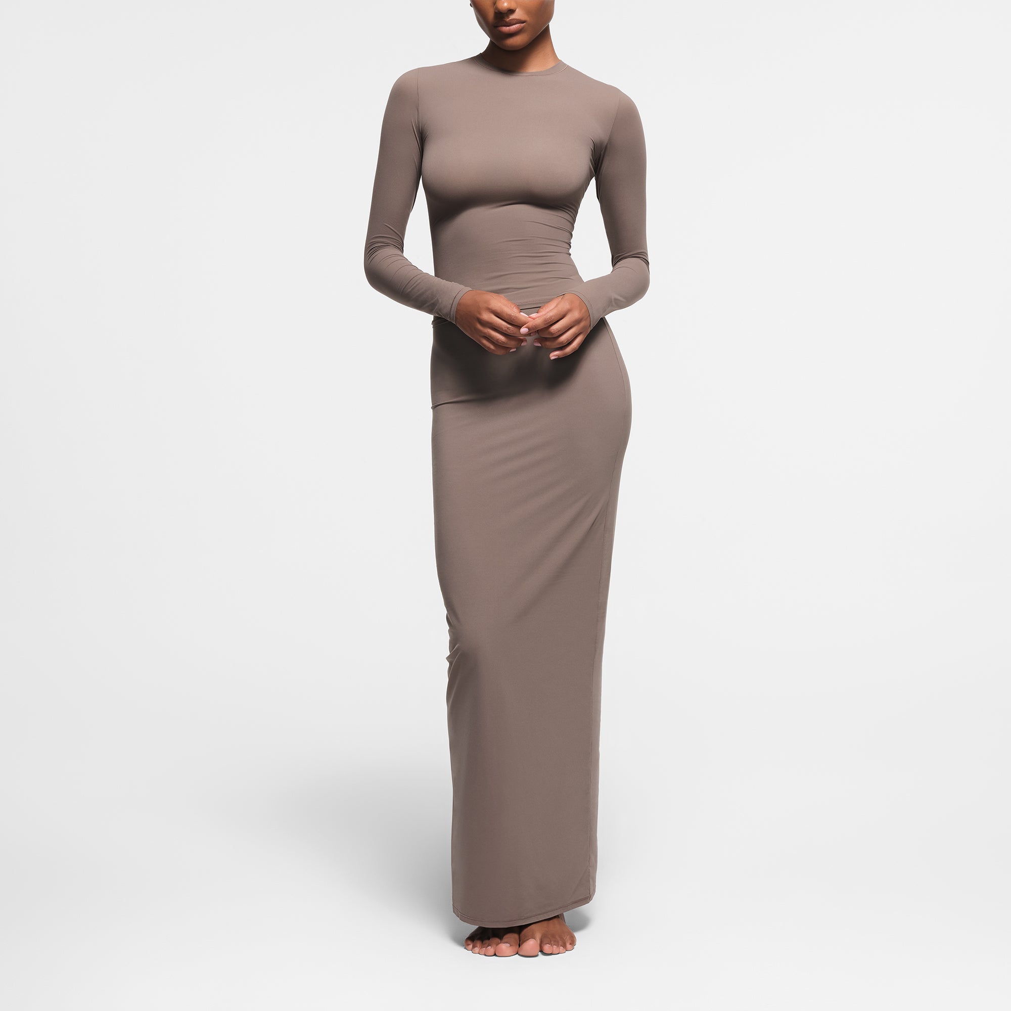 FITS EVERYBODY LONG SLEEVE T-SHIRT | AMETHYST