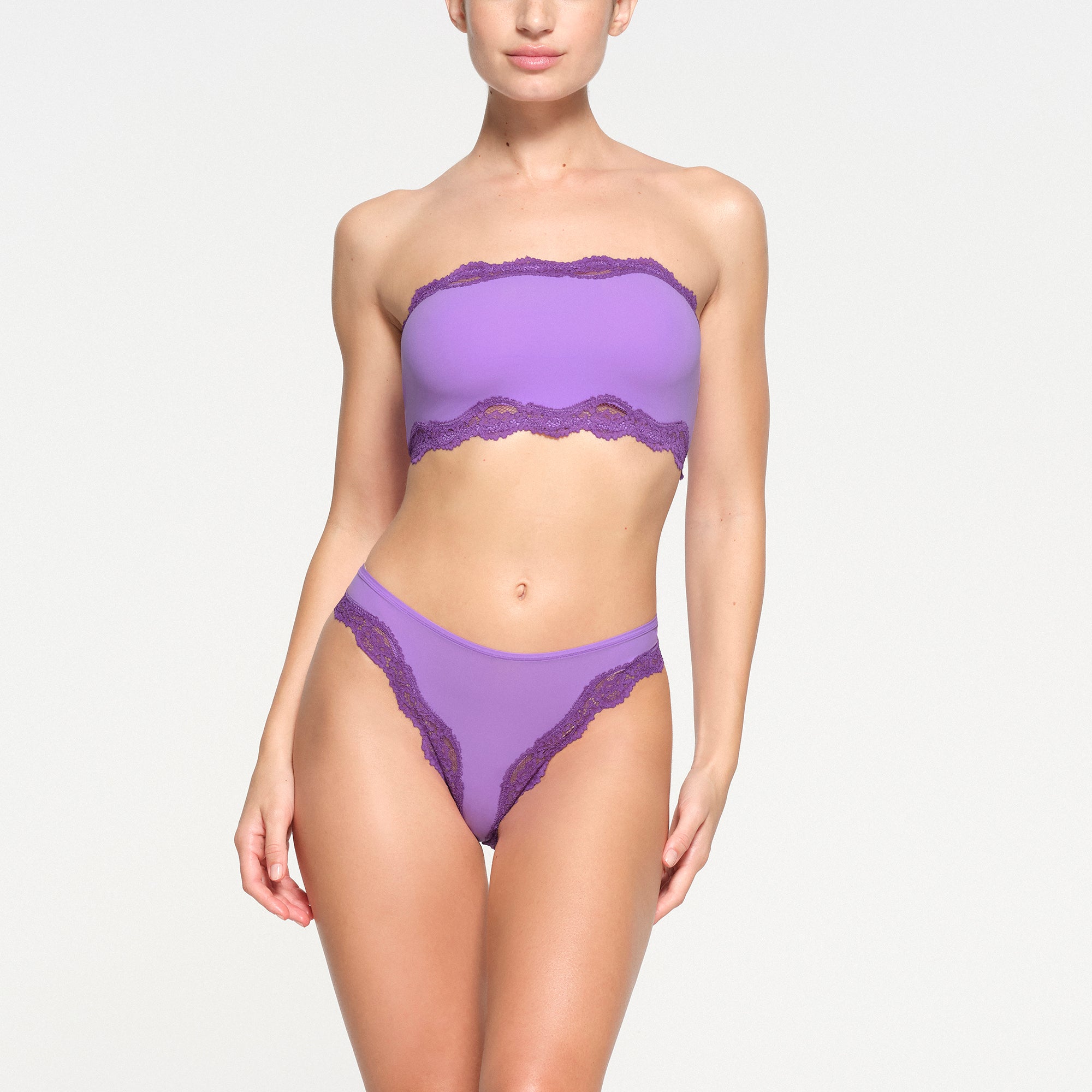 FITS EVERYBODY LACE BANDEAU | ULTRA VIOLET TONAL