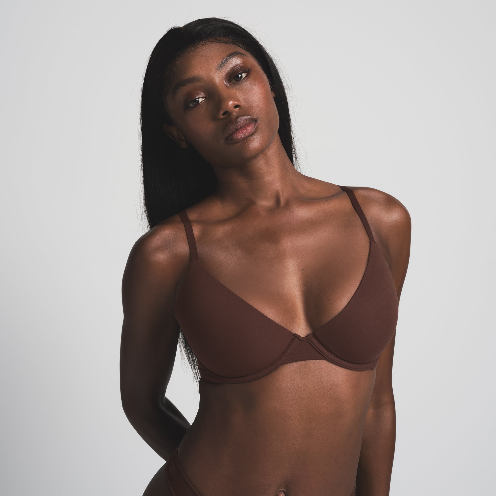 FITS EVERYBODY PLUNGE BRA | COCOA - Image 3