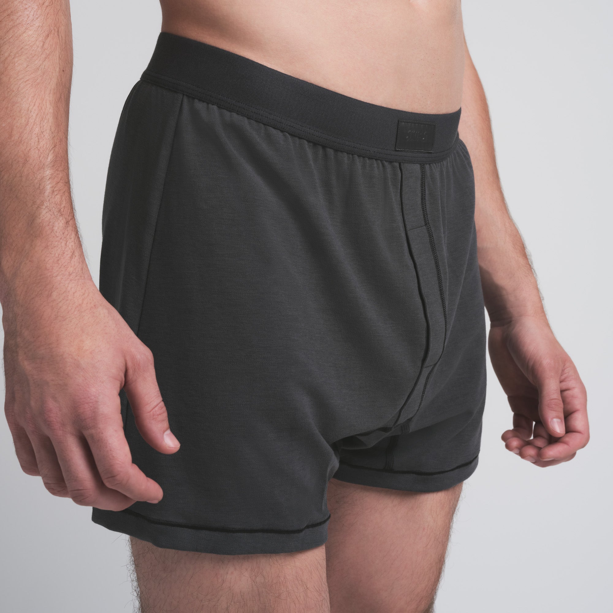 SKIMS COTTON MENS KNIT BOXER 3-PACK | DARK SEPIA MULTI - Image 4