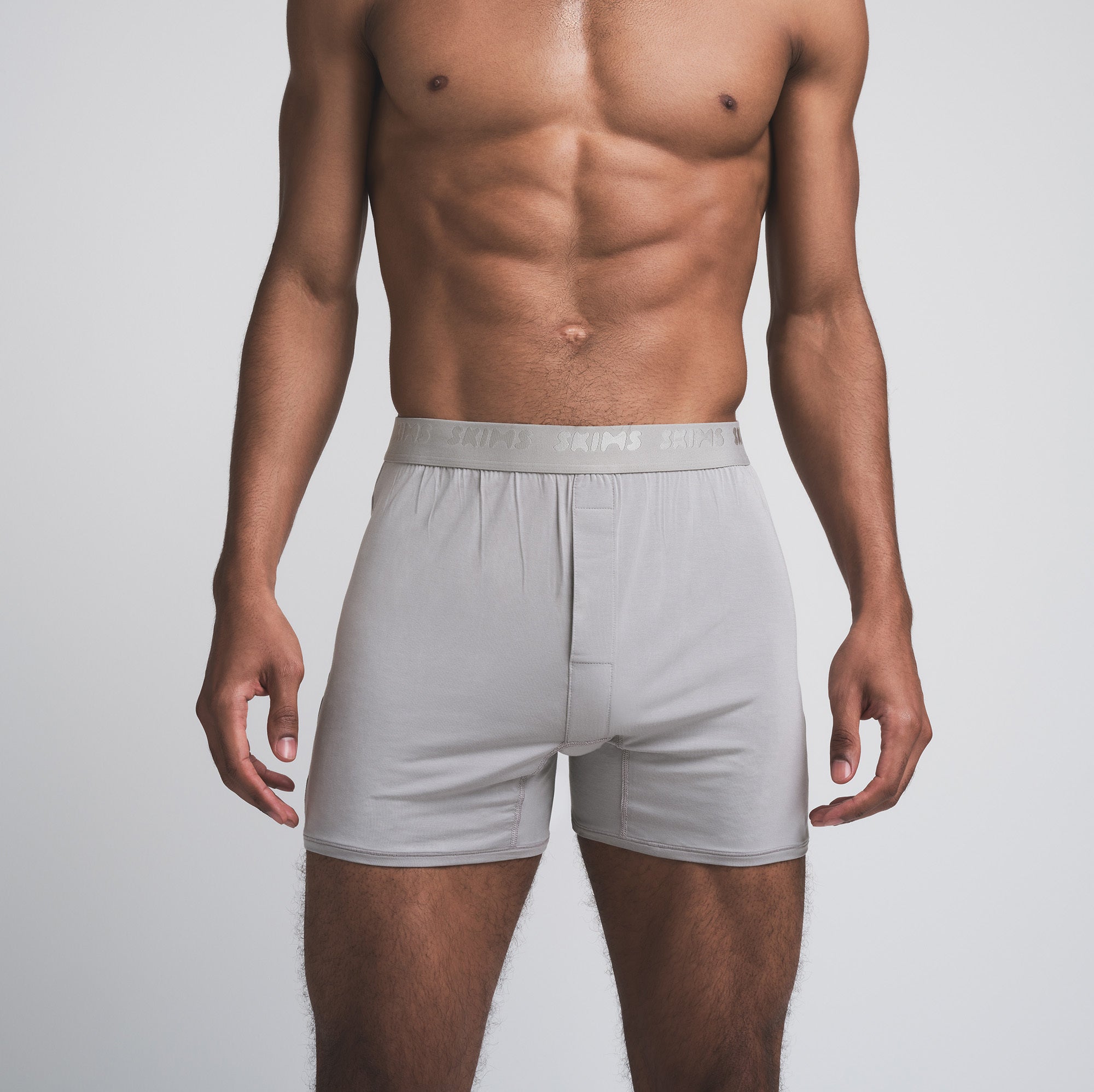 SKIMS STRETCH MENS KNIT BOXER 3-PACK | INDIGO MULTI - Image 2