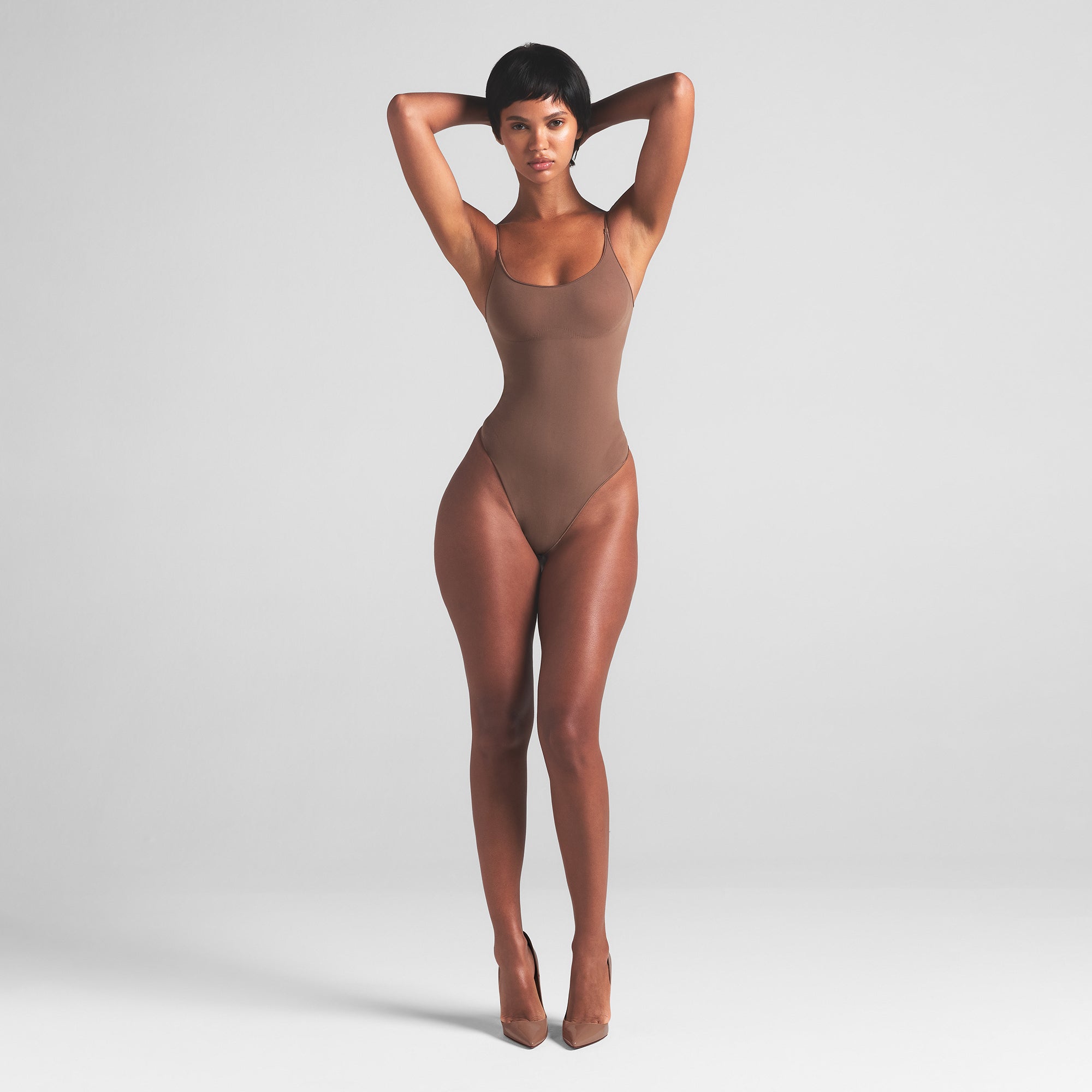 SHEER SEAMLESS THONG BODYSUIT | JASPER - Image 4