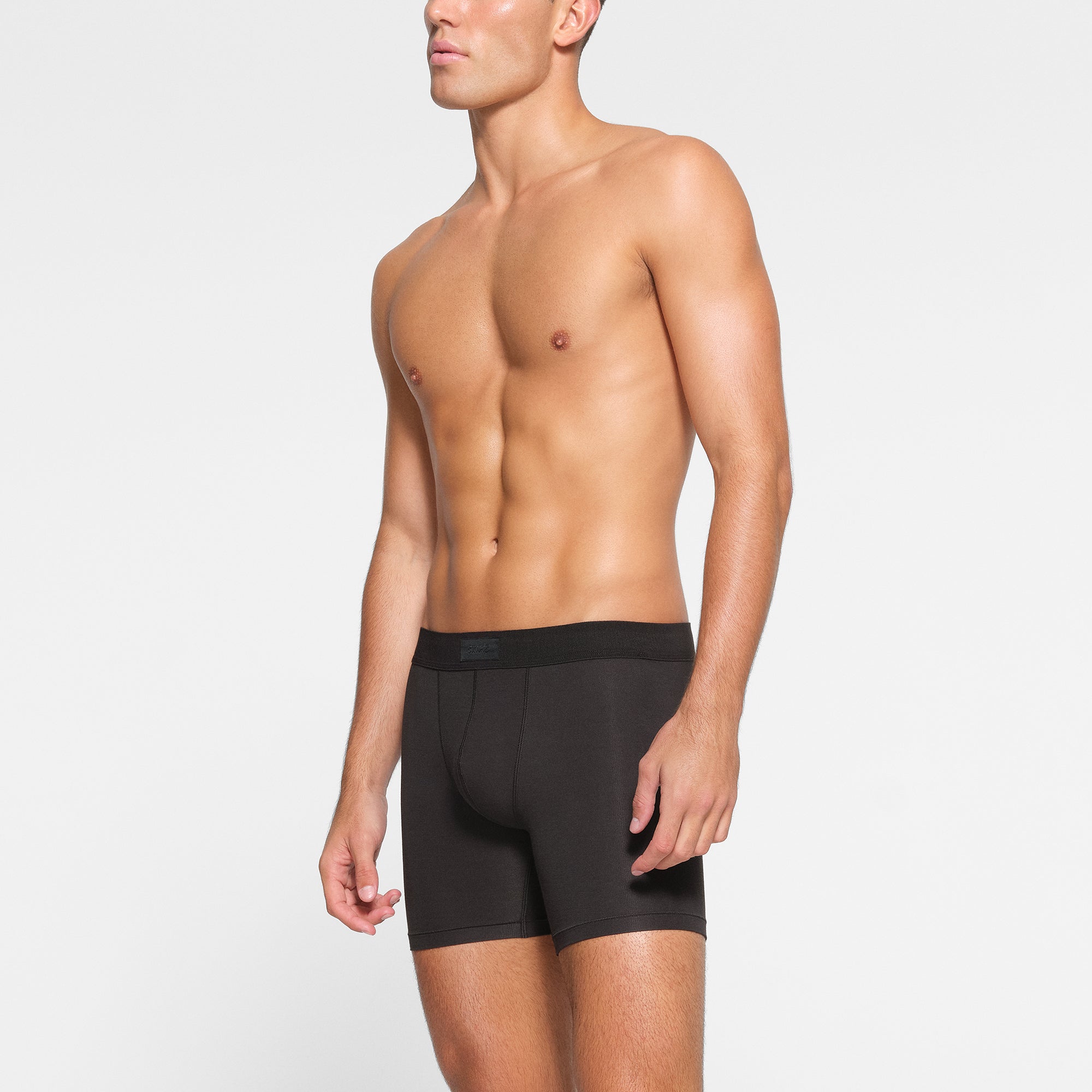 SKIMS COTTON MENS 5" BOXER BRIEF 3-PACK | ONYX - Image 2