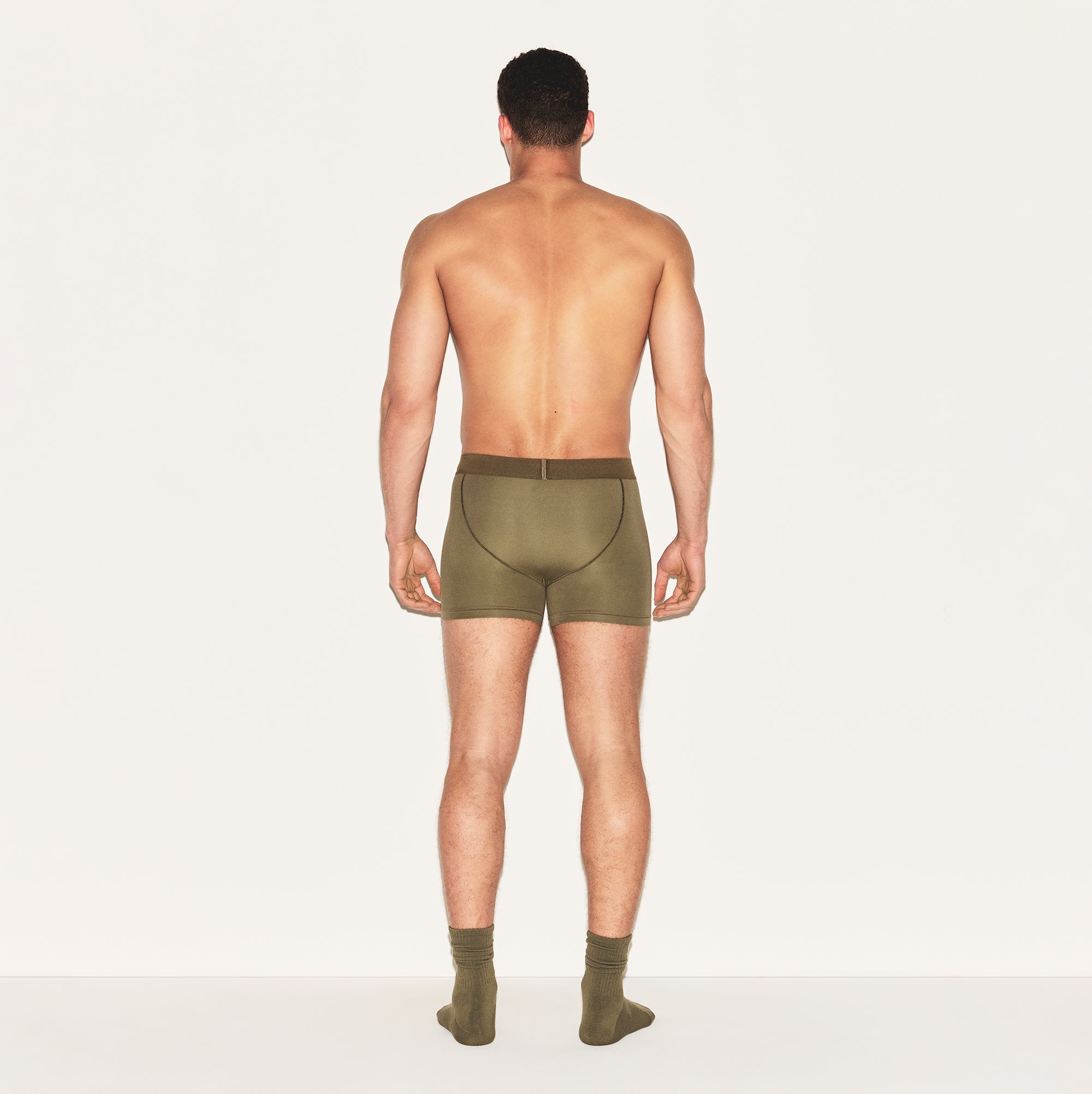 SKIMS COTTON MENS 3" BOXER BRIEF 3-PACK | ARMY MULTI - Image 6
