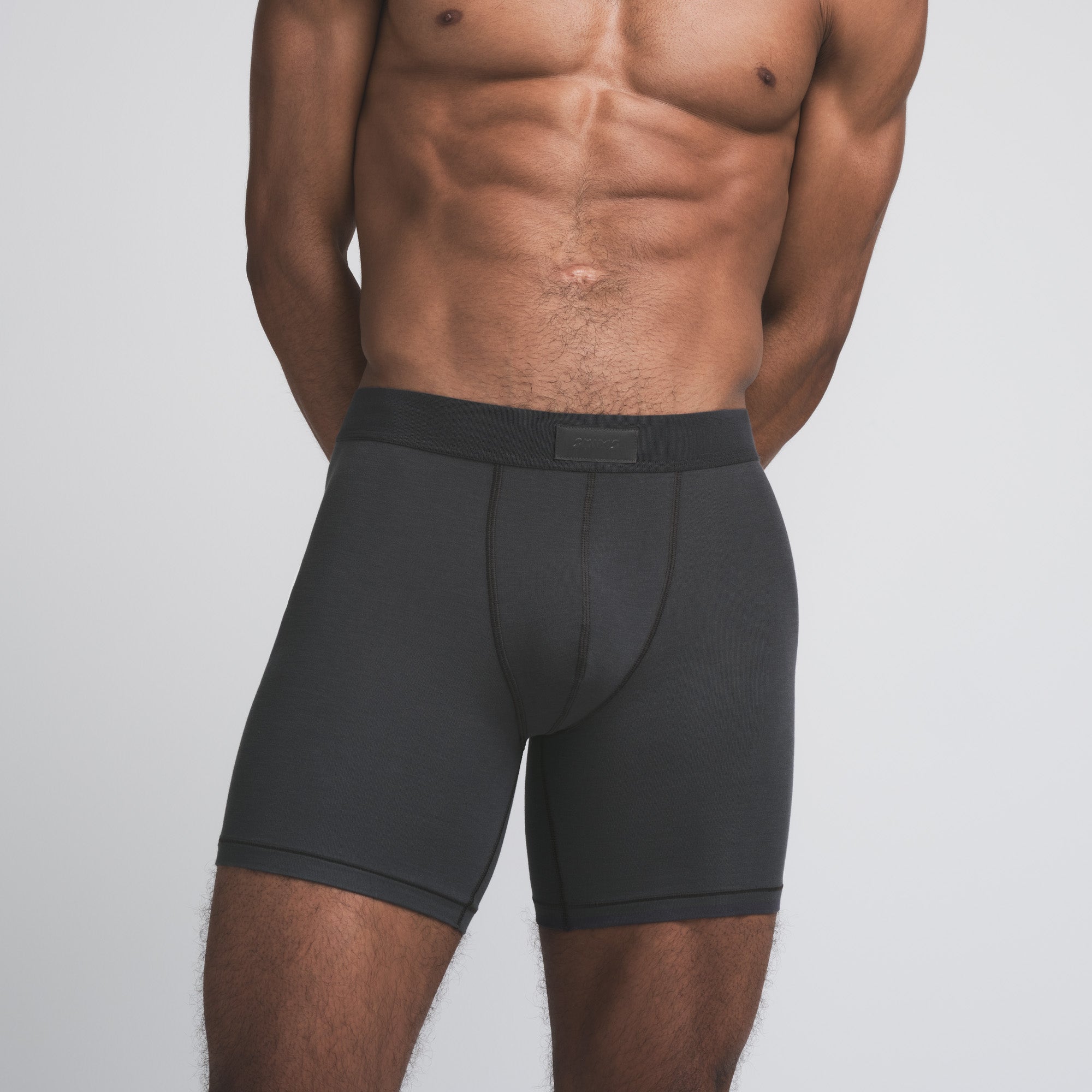 SKIMS COTTON MENS 5" BOXER BRIEF 3-PACK | DARK SEPIA MULTI - Image 4