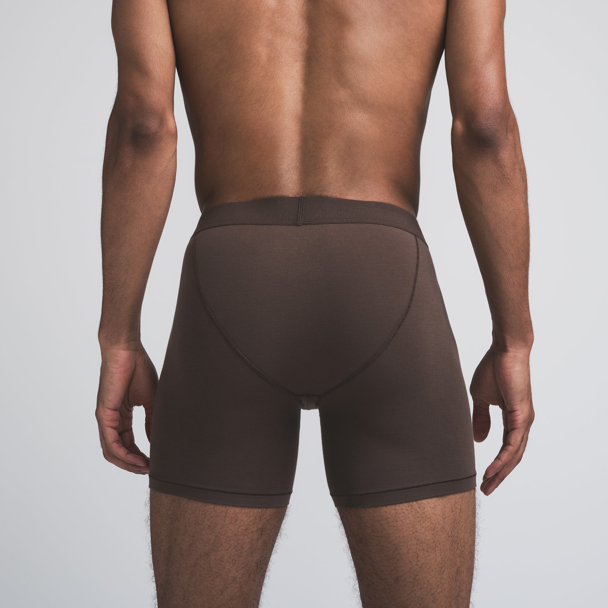 SKIMS COTTON MENS 5" BOXER BRIEF 3-PACK | DARK SEPIA MULTI - Image 3