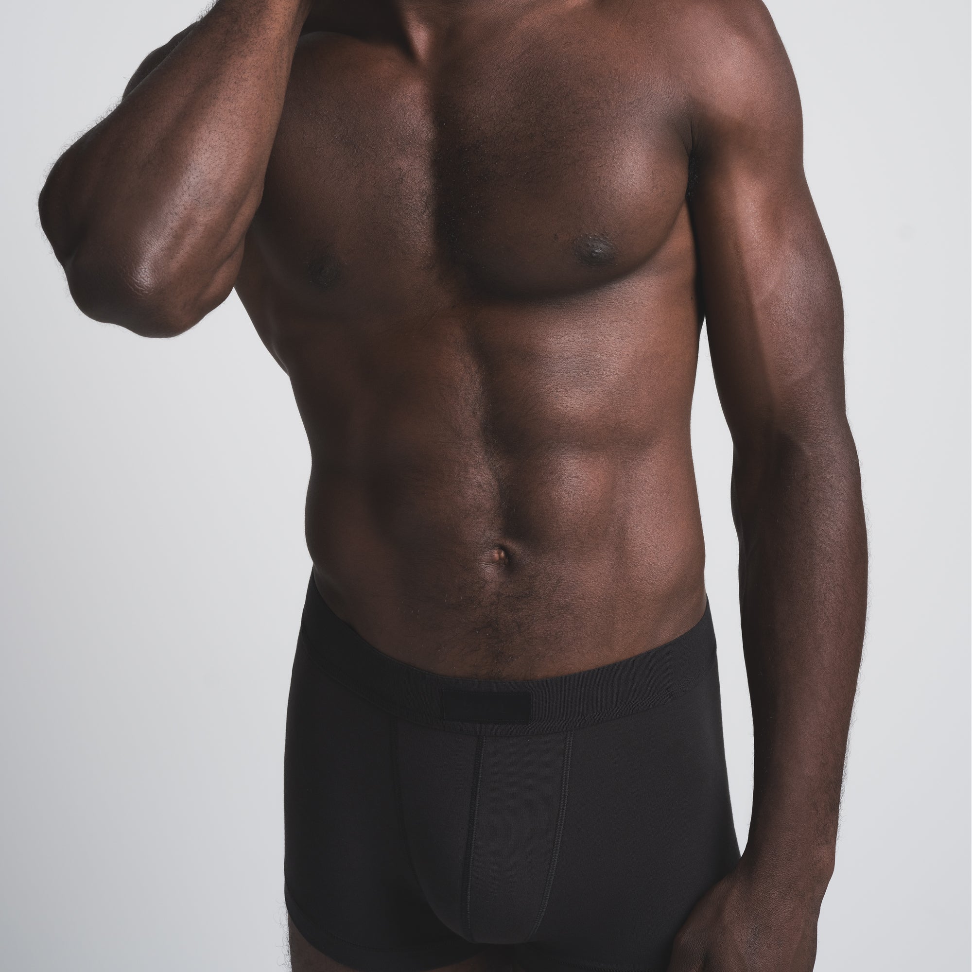 SKIMS COTTON MENS TRUNK | ONYX - Image 2