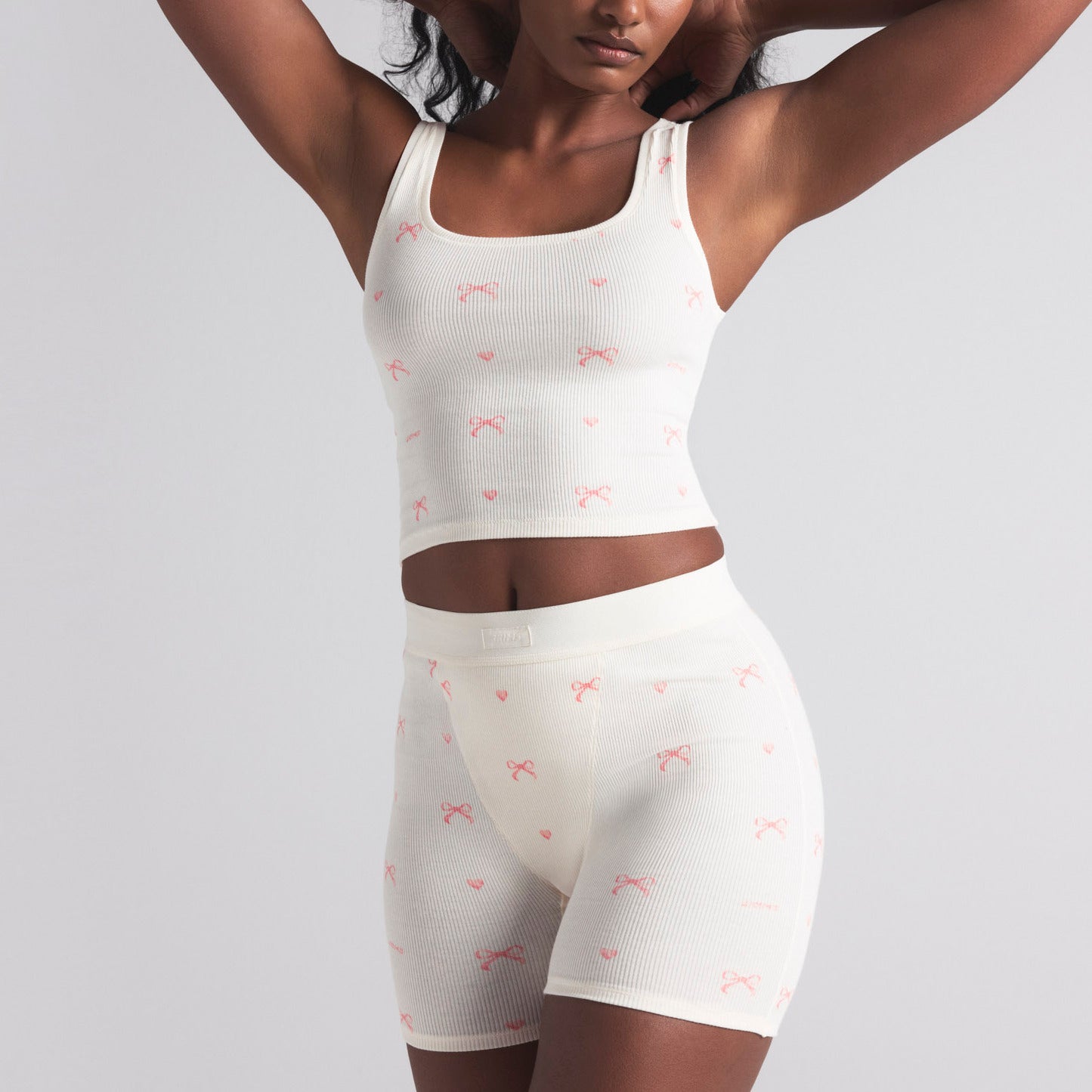 COTTON RIB BOXER 3-PACK | BABY PINK MULTI