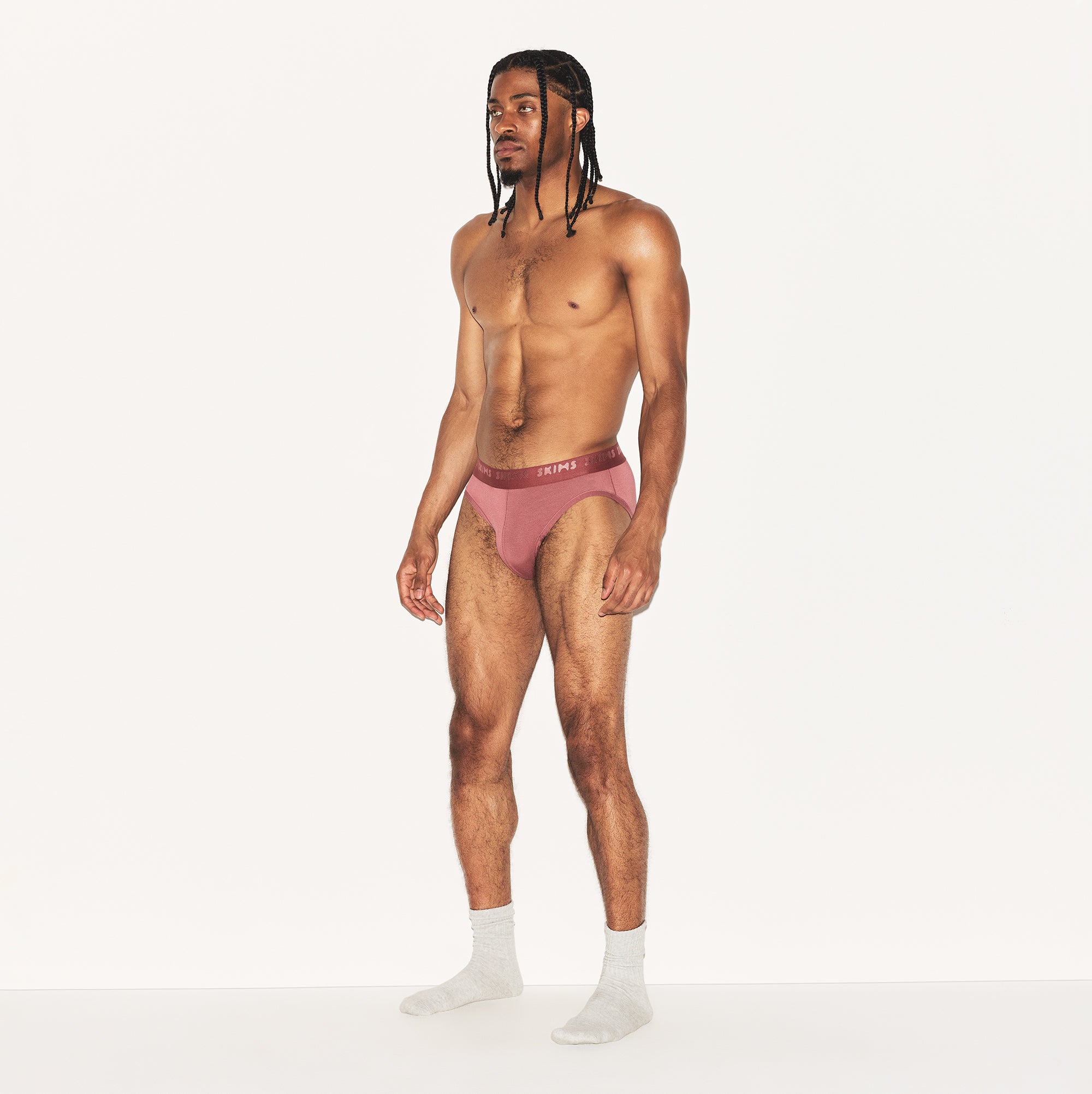 SKIMS STRETCH MENS BRIEF | CORDOVAN - Image 2