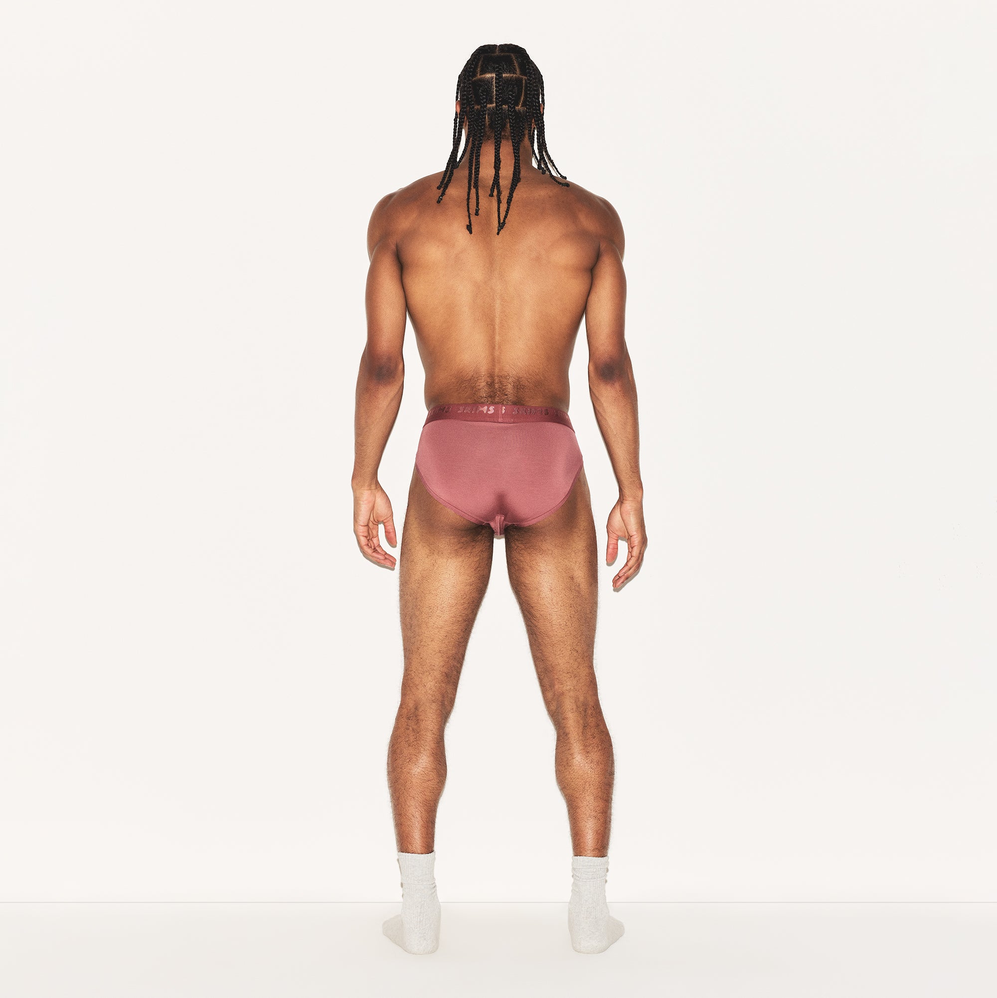 SKIMS STRETCH MENS BRIEF | CORDOVAN - Image 3