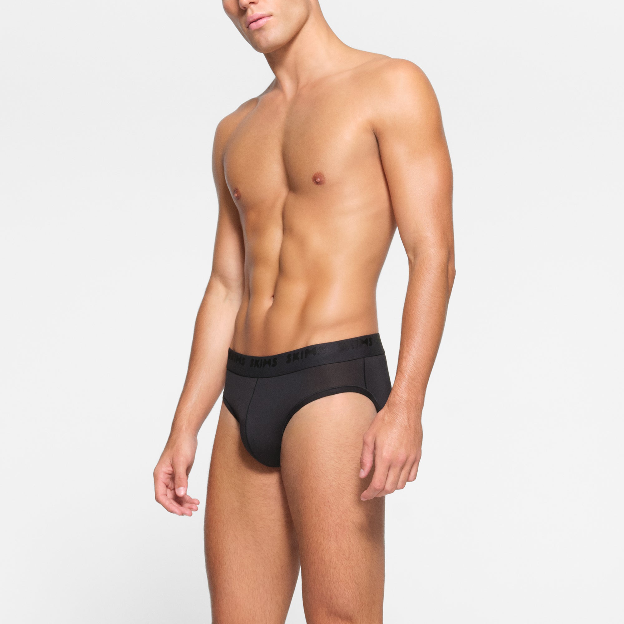 SKIMS STRETCH MENS BRIEF 3-PACK | OBSIDIAN - Image 2
