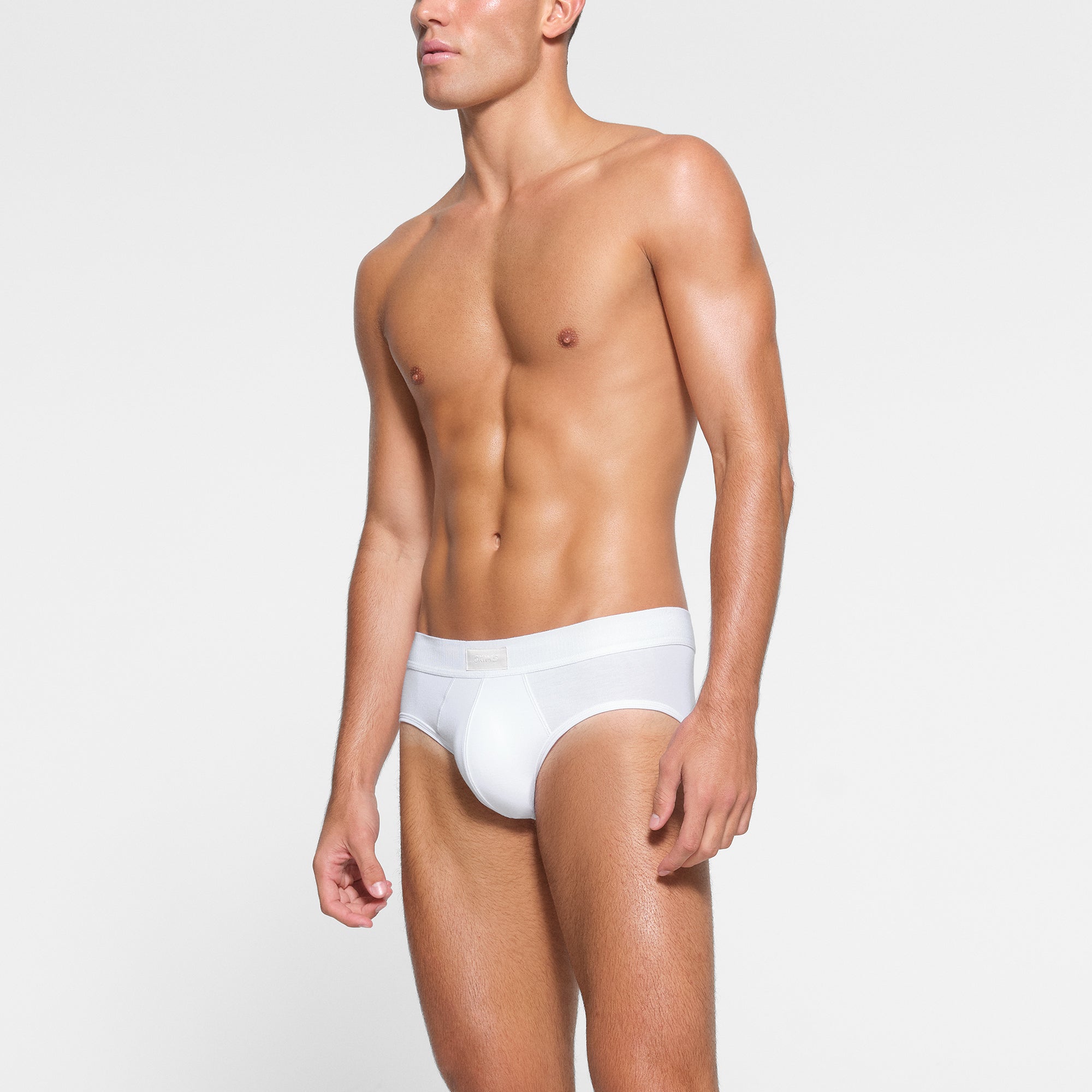 SKIMS COTTON MENS BRIEF 3-PACK | CHALK - Image 2