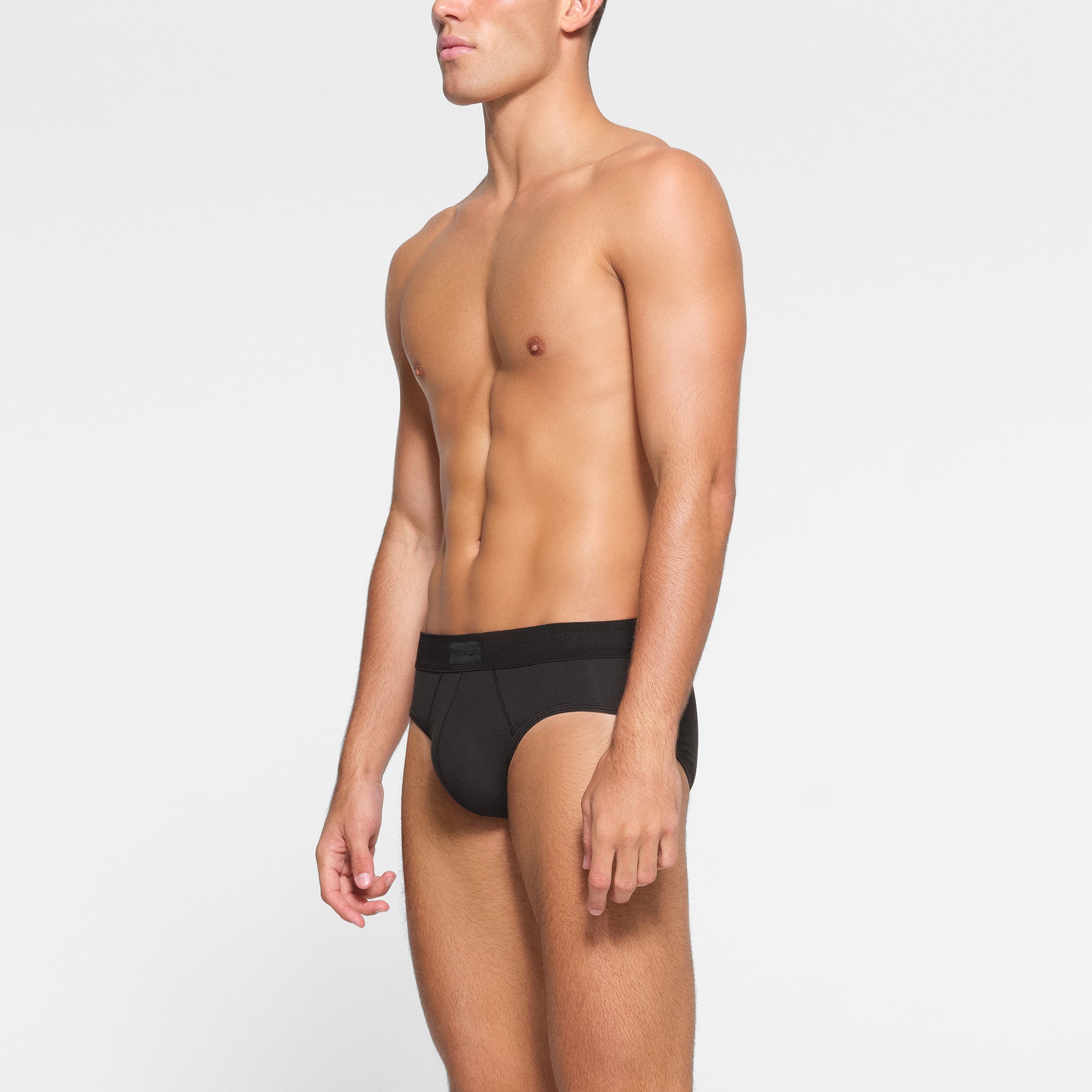 SKIMS COTTON MENS BRIEF 3-PACK | ONYX - Image 3