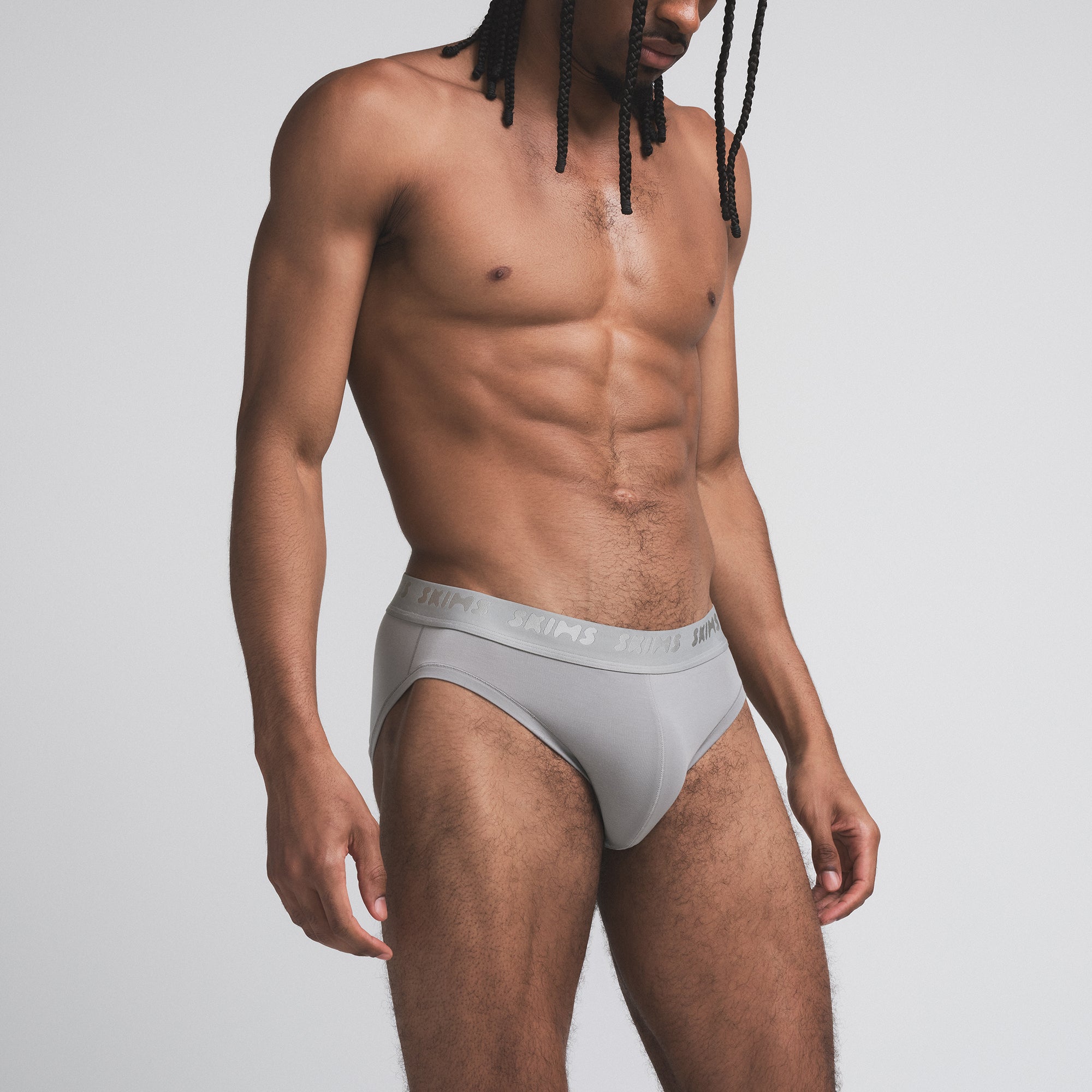 SKIMS STRETCH MENS BRIEF 3-PACK | BUBBLE GUM MIRROR MULTI - Image 3