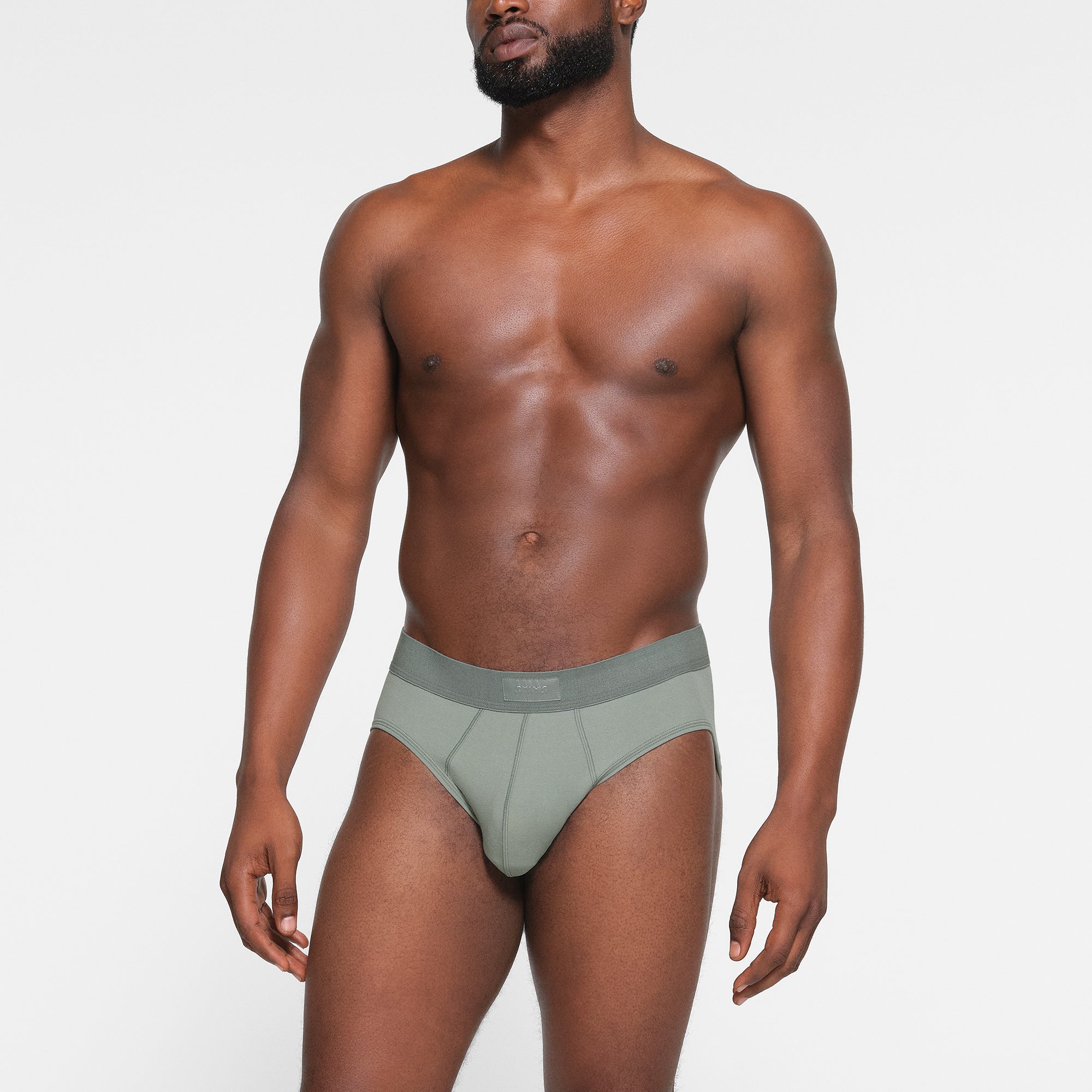 SKIMS COTTON MENS BRIEF 3-PACK | MINERAL MULTI - Image 4