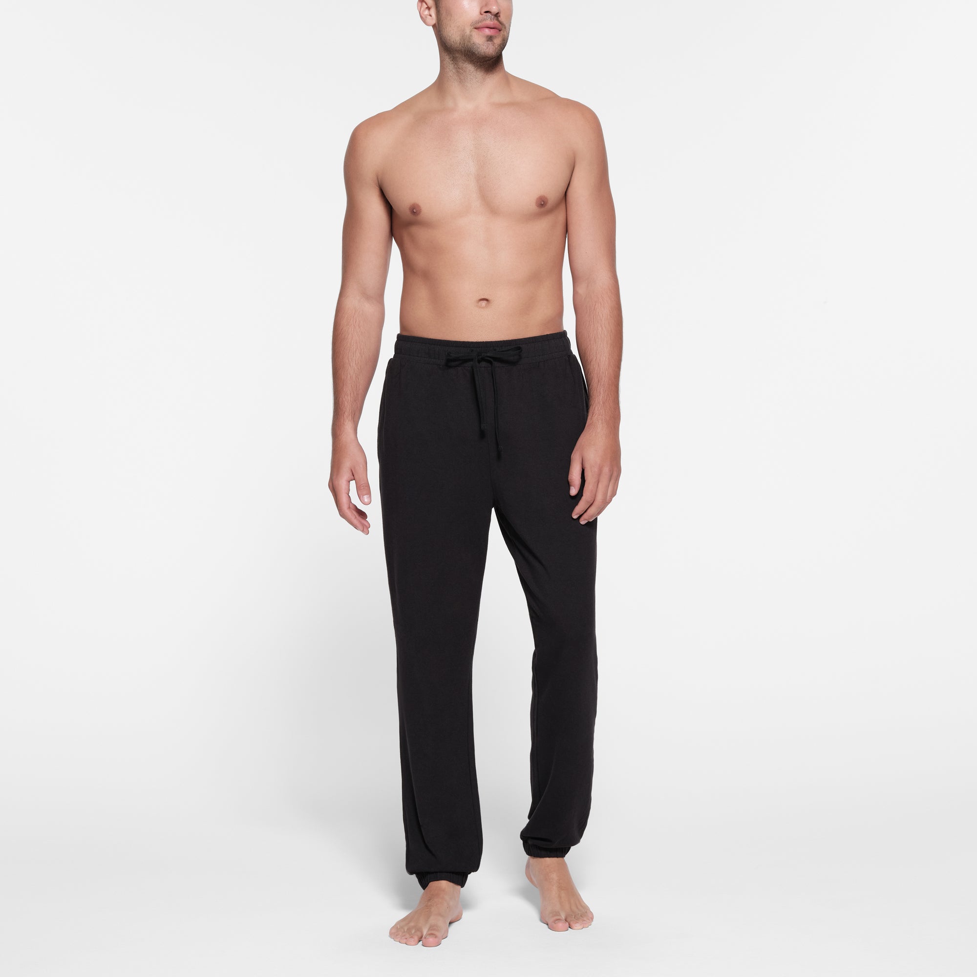 JERSEY LOUNGE MENS JOGGER | OBSIDIAN