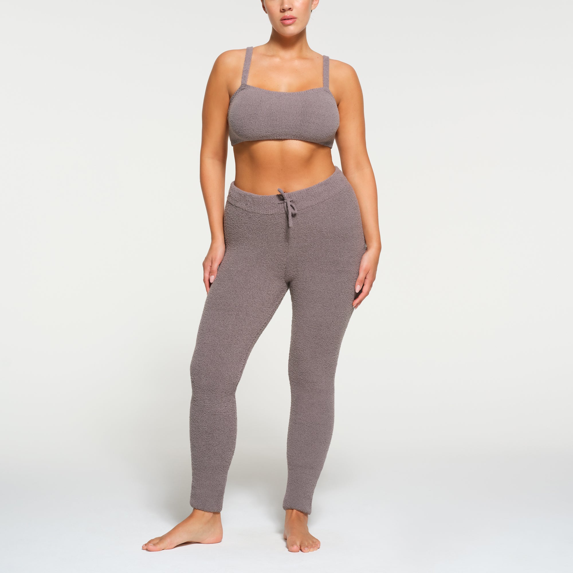 COZY KNIT LEGGING | GREY CHALK