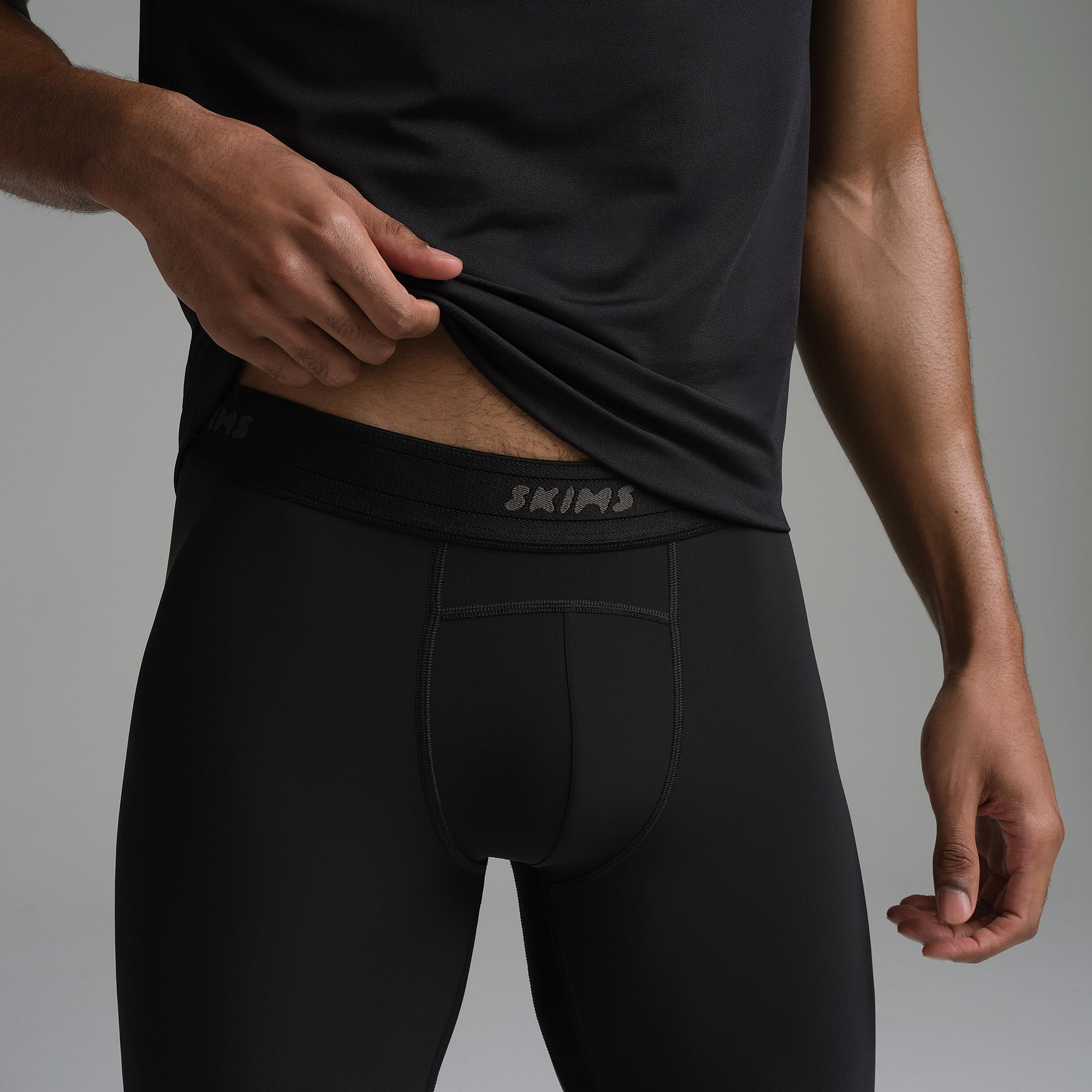 SKIMS SPORT MENS LEGGING | OBSIDIAN - Image 2