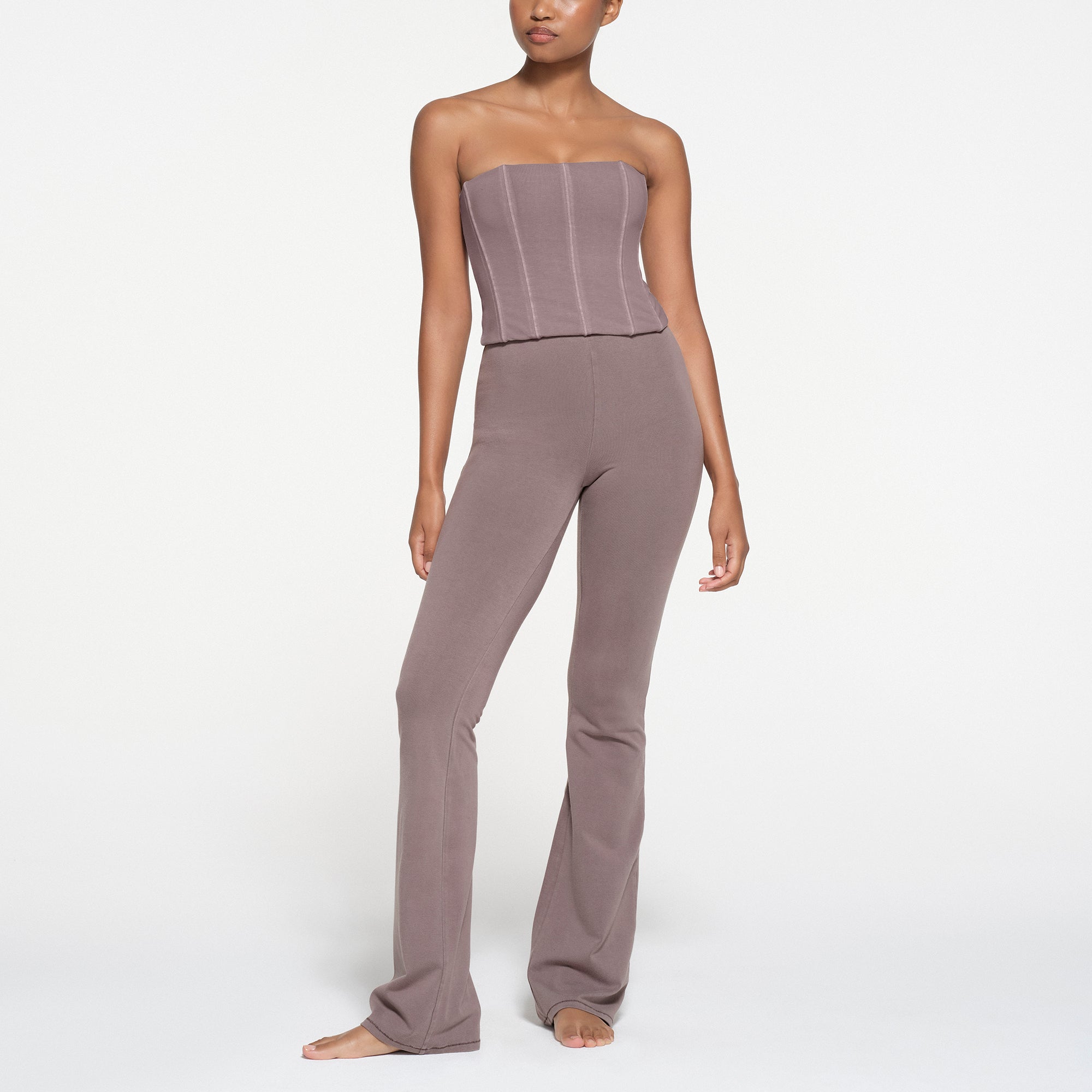 OUTDOOR HIGH-WAISTED FLARE LEGGING | ZINC
