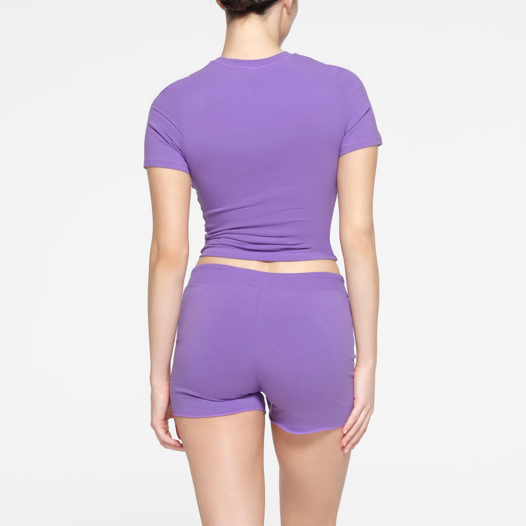 COTTON JERSEY SHORT | ULTRA VIOLET - Image 3