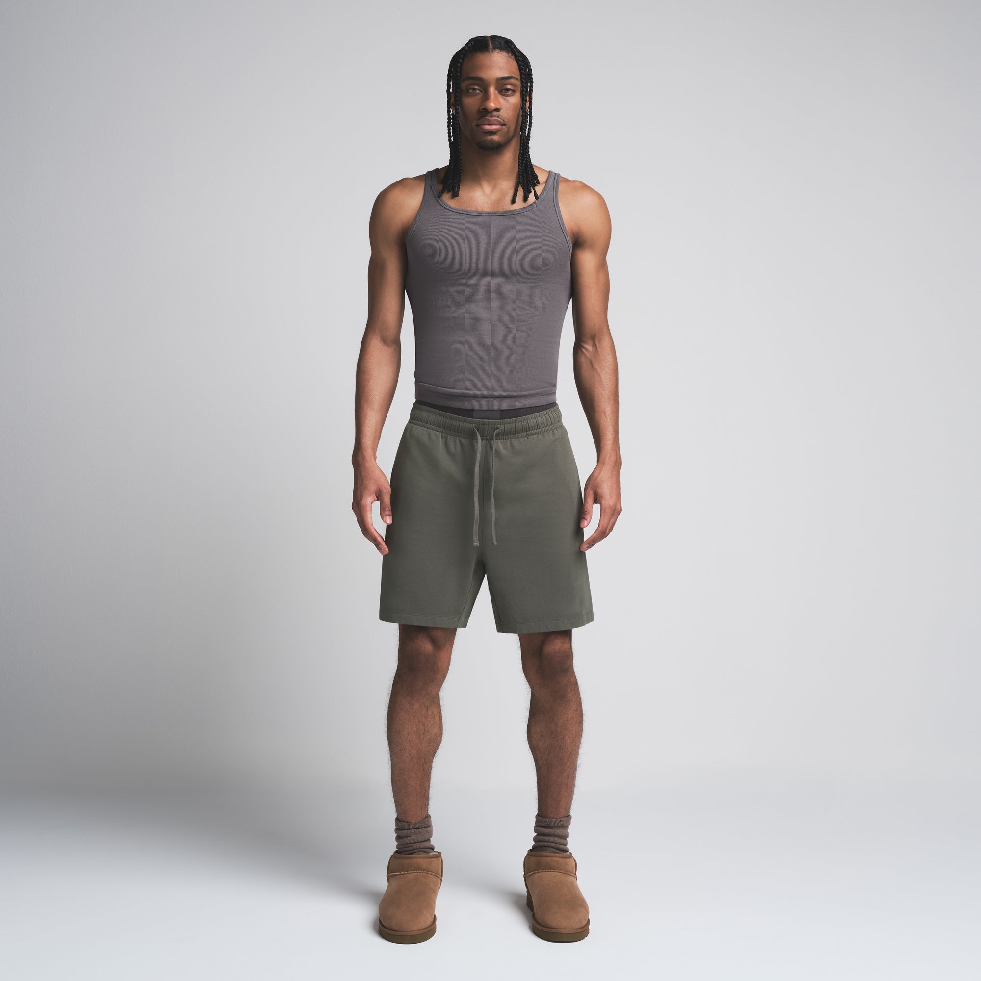 JERSEY LOUNGE MENS RELAXED SHORT | BASIL