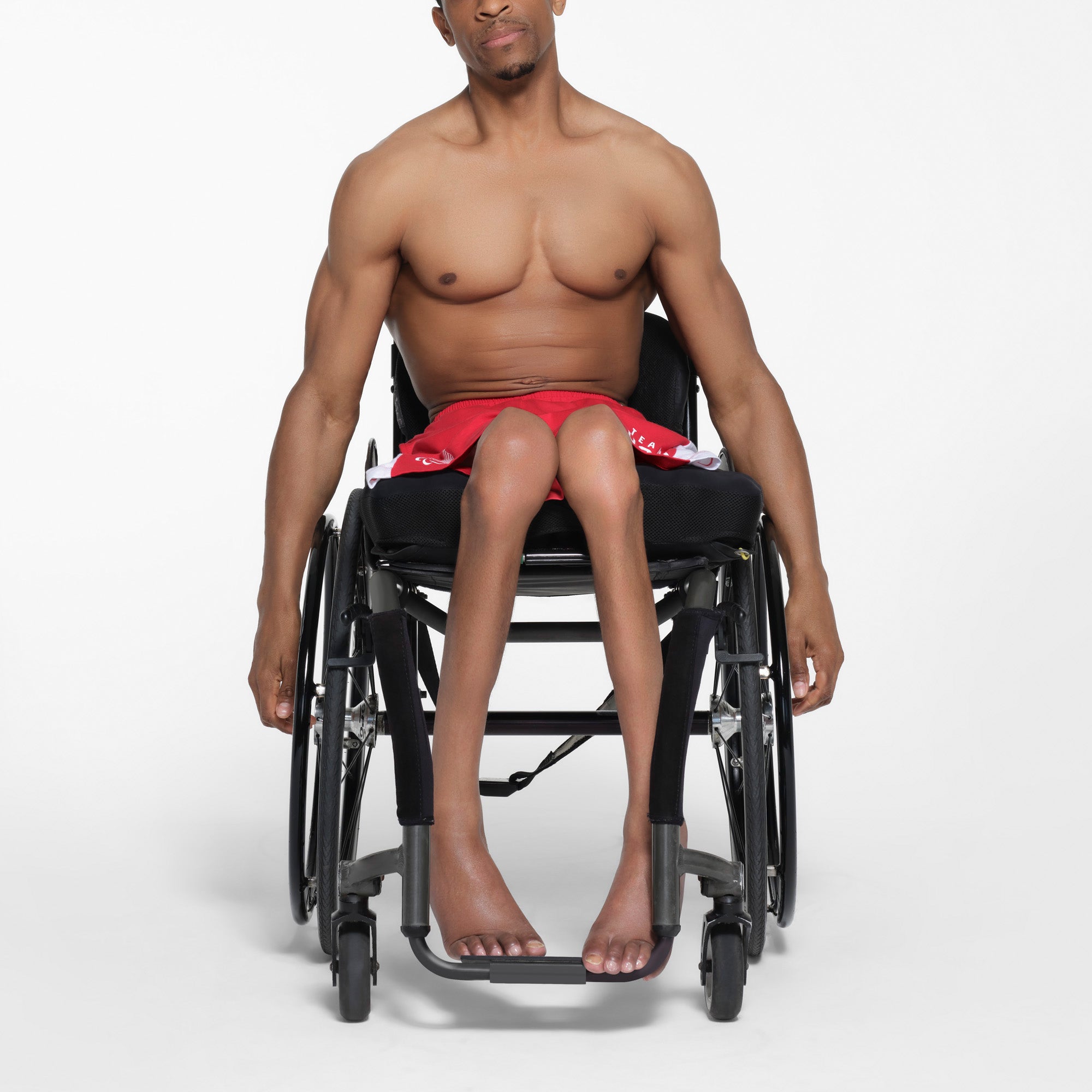 SKIMS FOR TEAM USA JERSEY SLEEP MENS PARALYMPIC SHORT | RED