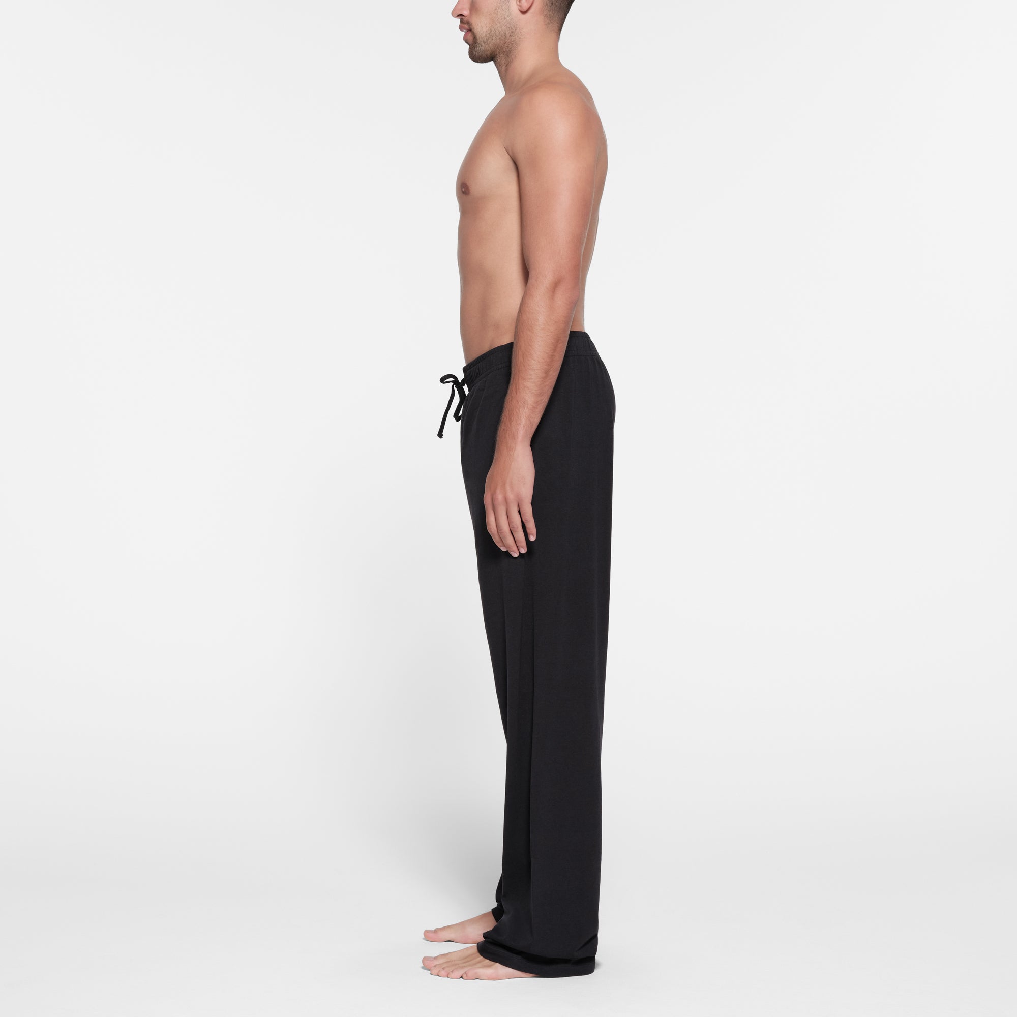 JERSEY LOUNGE MENS RELAXED STRAIGHT LEG PANT | OBSIDIAN - Image 2