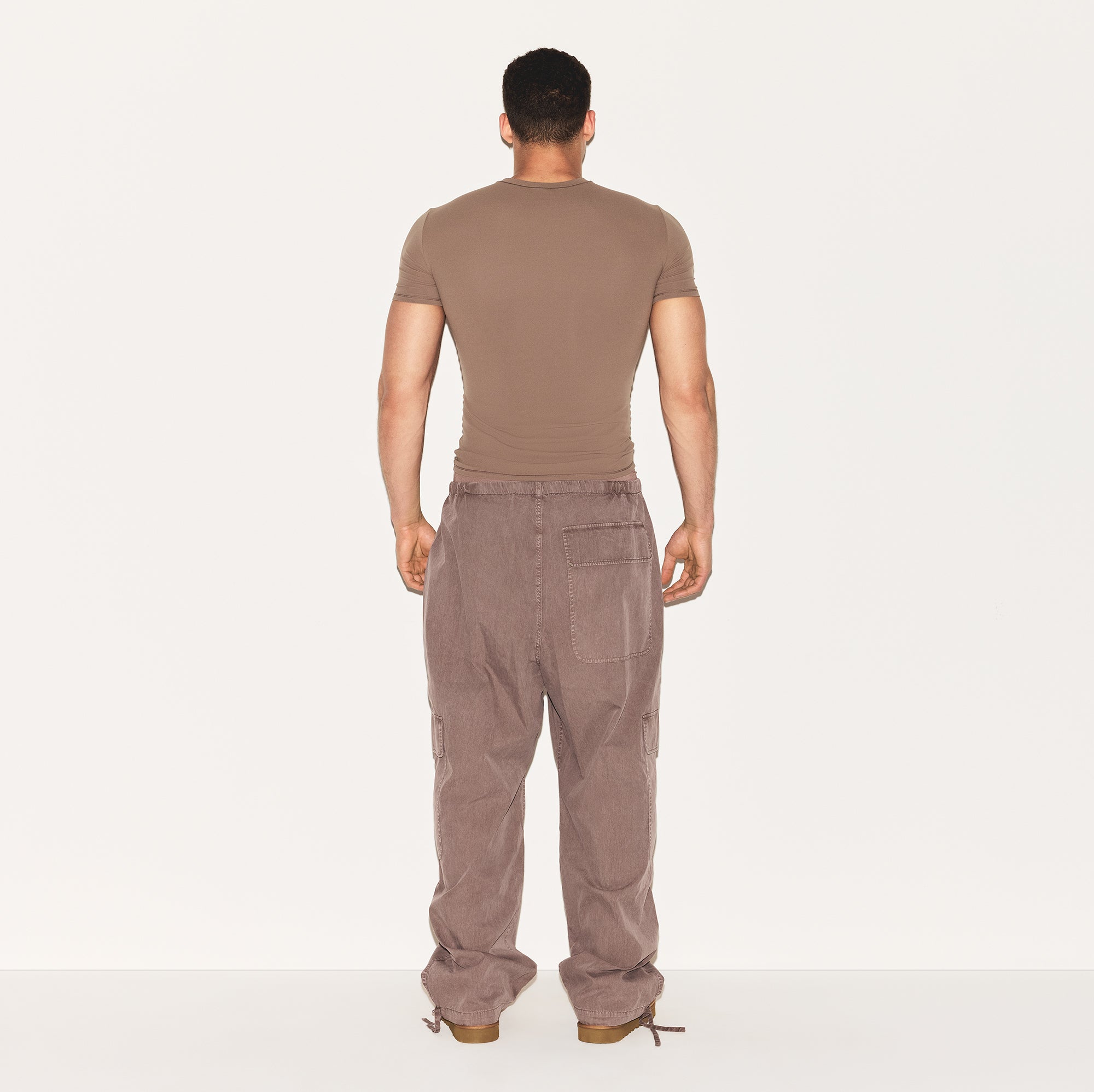 WOVEN MENS CARGO PANT | UMBER - Image 3