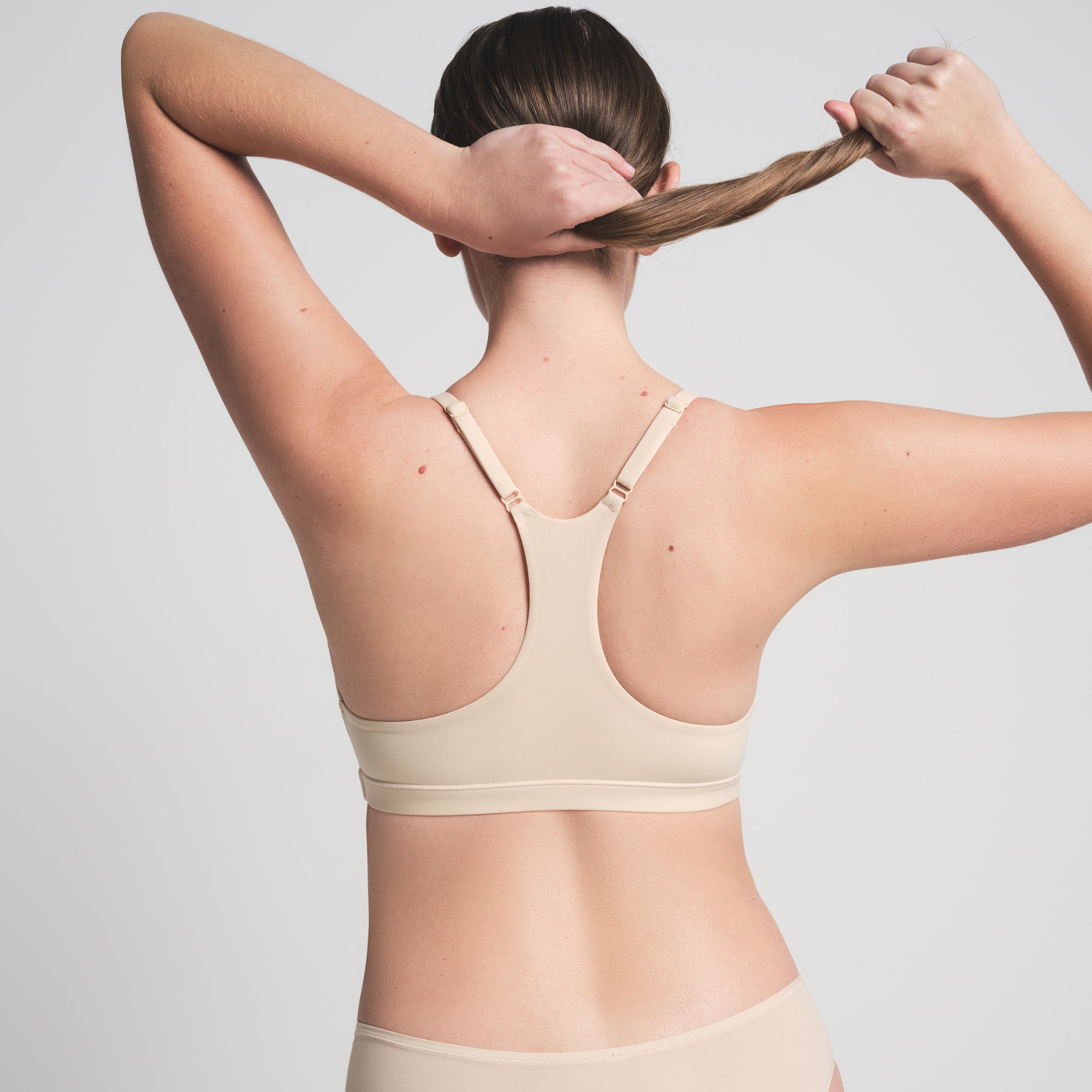 FITS EVERYBODY RACERBACK SCOOP BRALETTE | SAND - Image 3