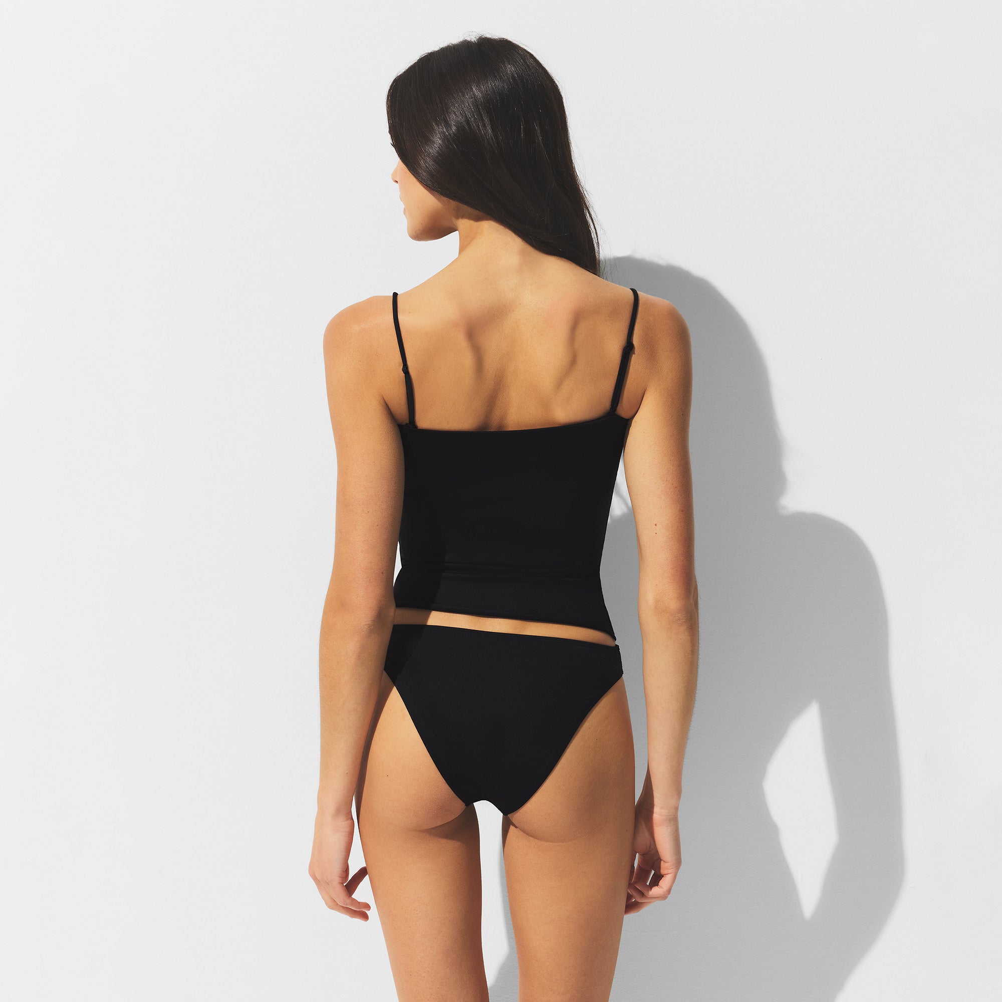 ICONIC SWIM CONVERTIBLE BANDEAU BIKINI TOP | OBSIDIAN - Image 4