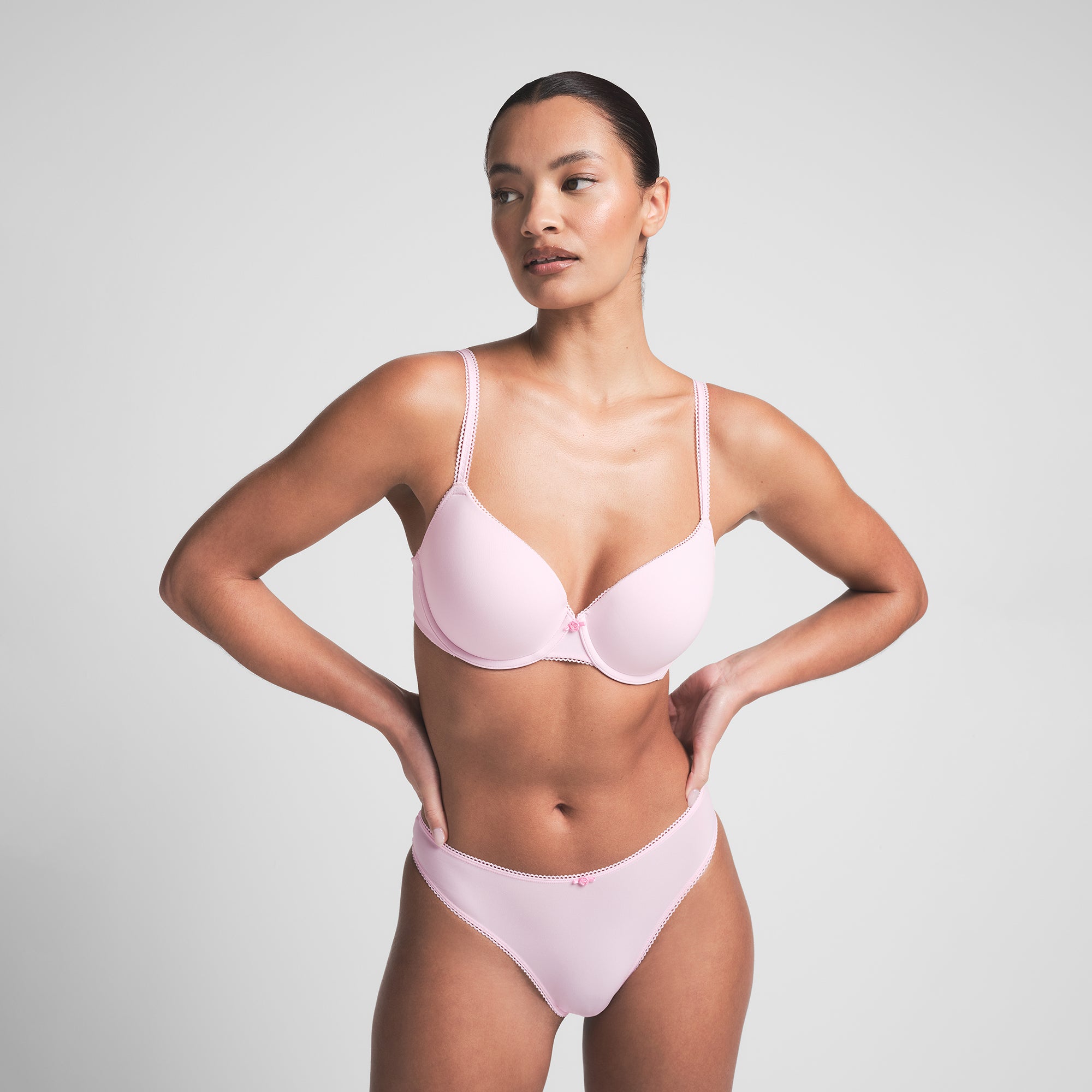 FITS EVERYBODY PICOT T-SHIRT BRA | CHERRY BLOSSOM TONAL
