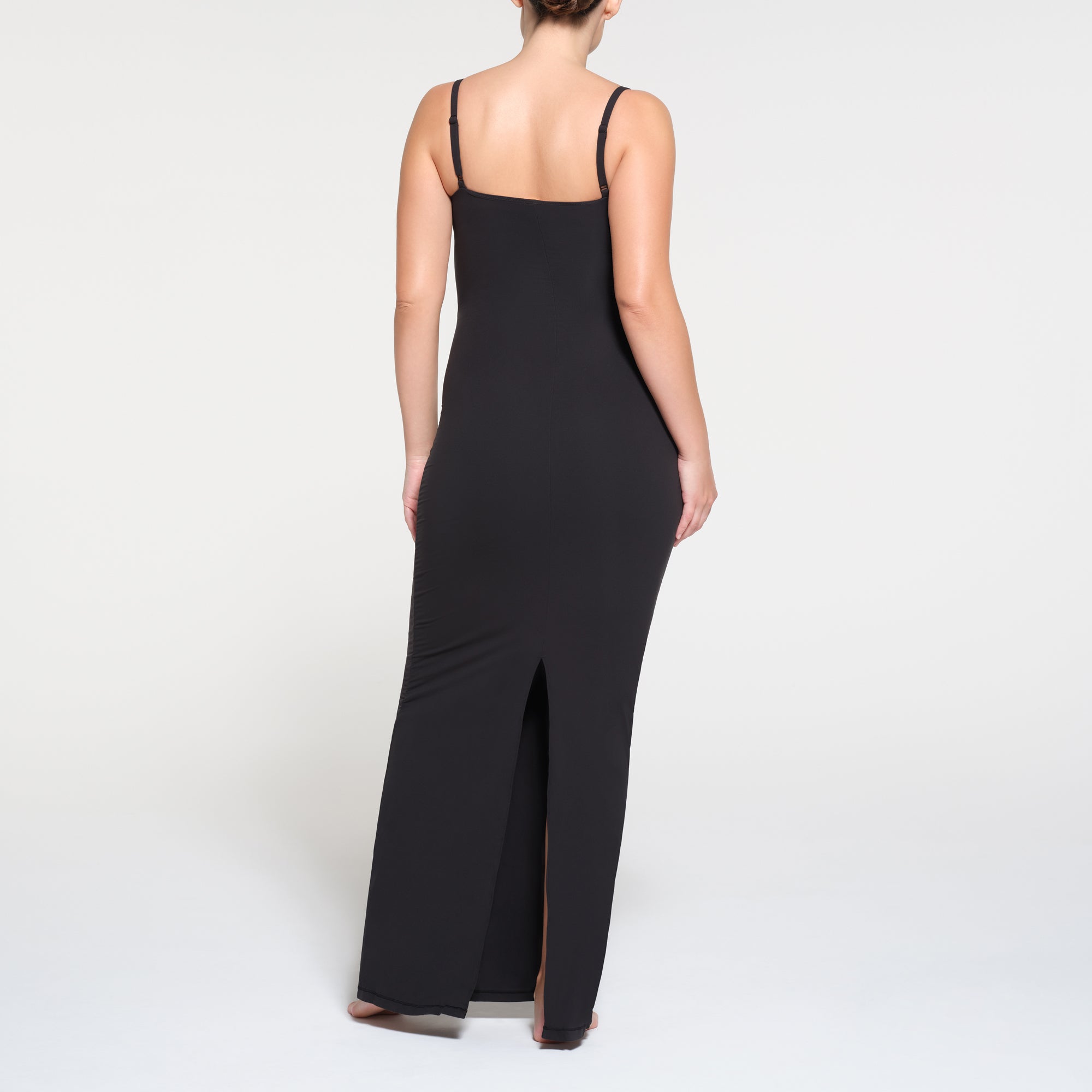 FITS EVERYBODY MATERNITY LONG SLIP DRESS | ONYX - Image 3