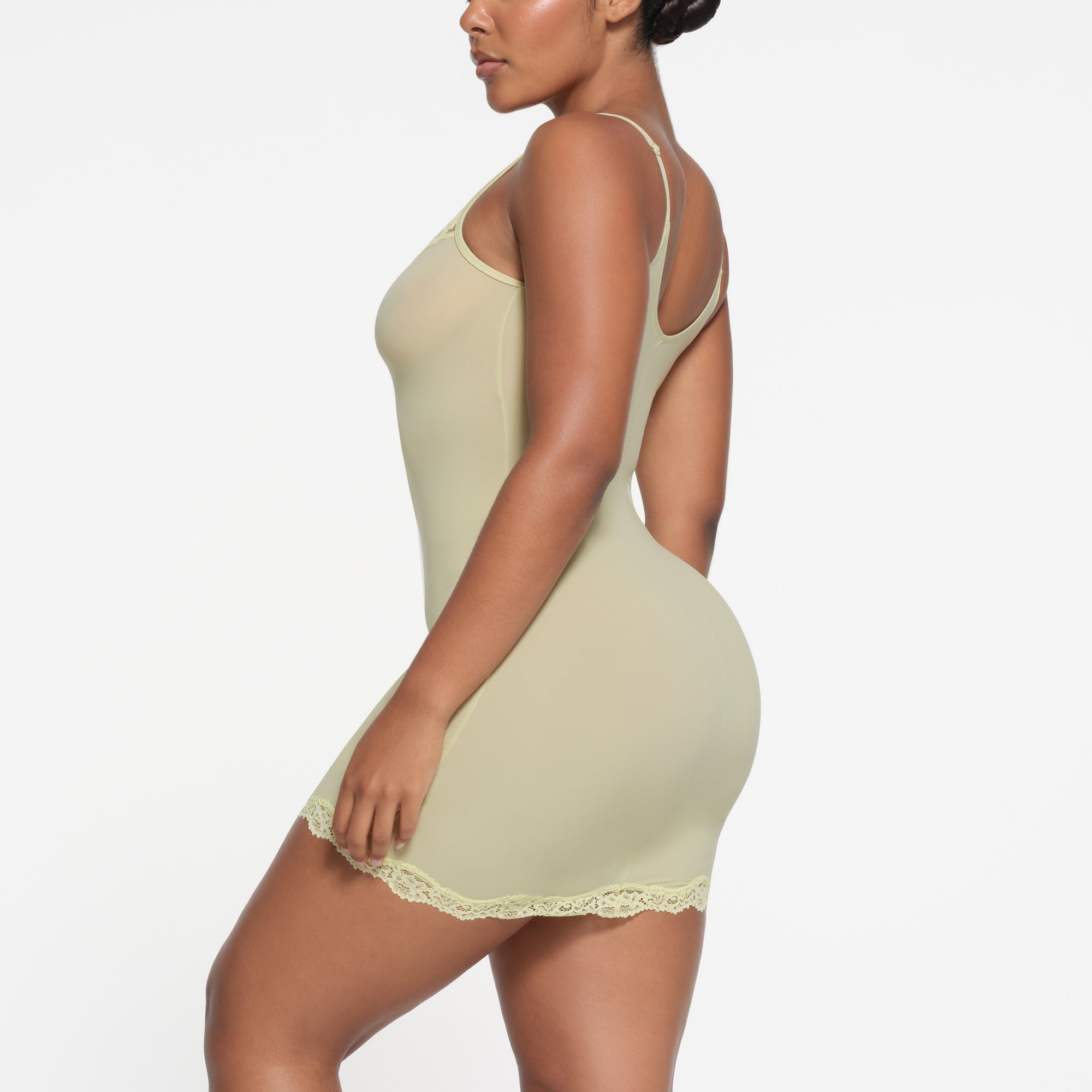 FITS EVERYBODY LACE SLIP DRESS | SAGE - Image 2