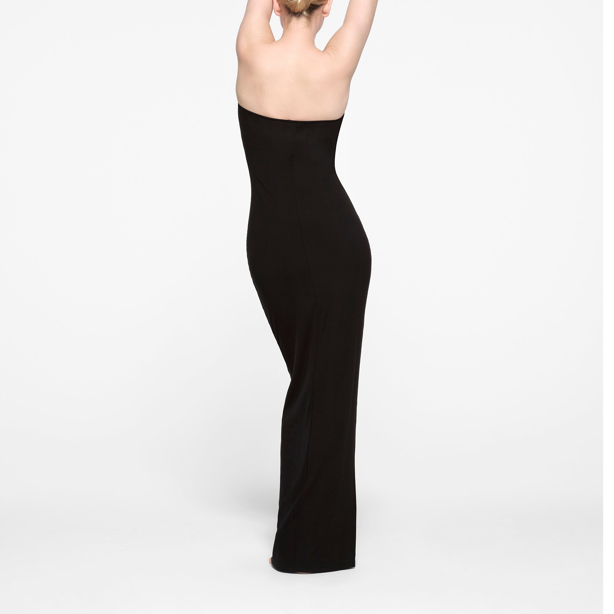SOFT LOUNGE TUBE DRESS | ONYX - Image 4
