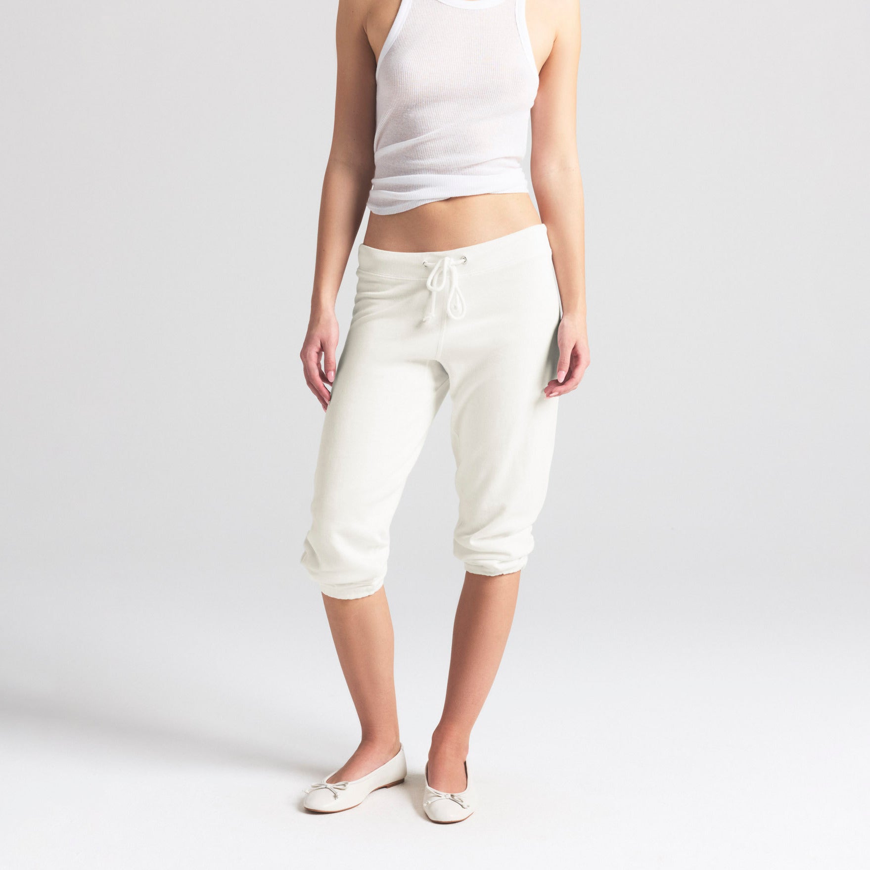LIGHTWEIGHT FLEECE SHRUNKEN JOGGER | MARBLE - Image 3