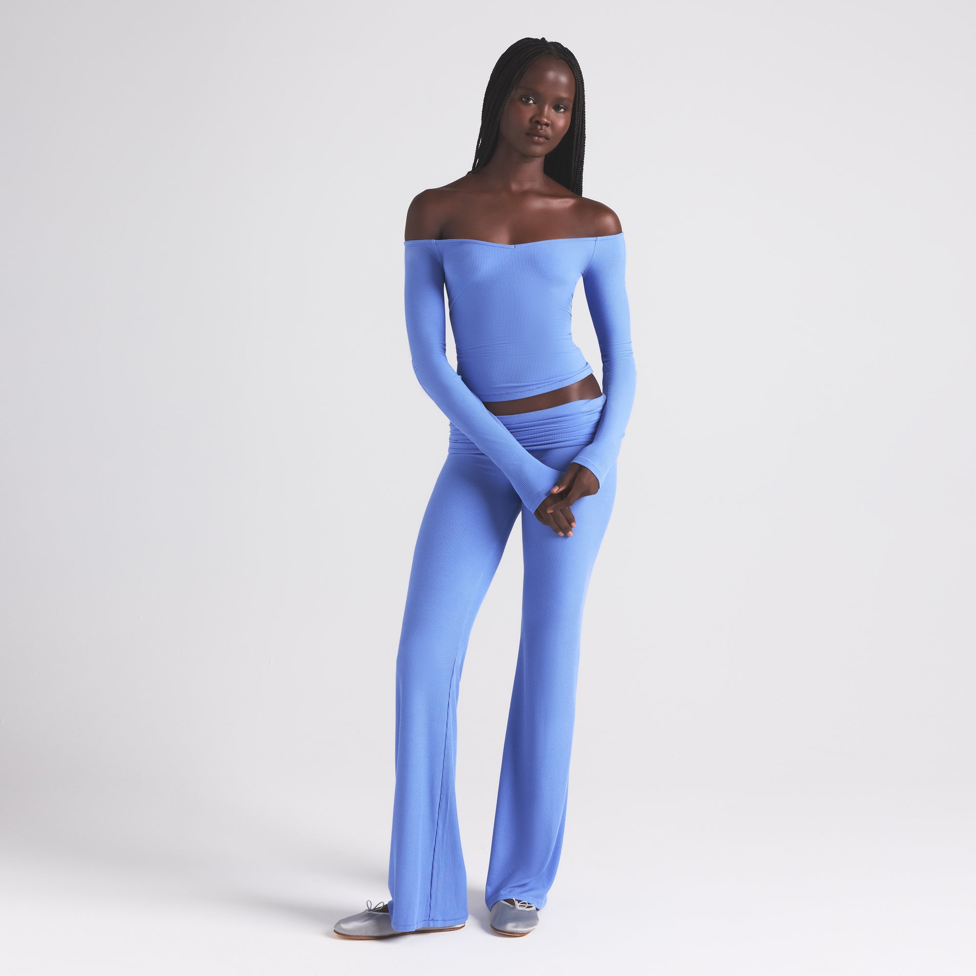 SOFT LOUNGE OFF THE SHOULDER TOP | CIELO