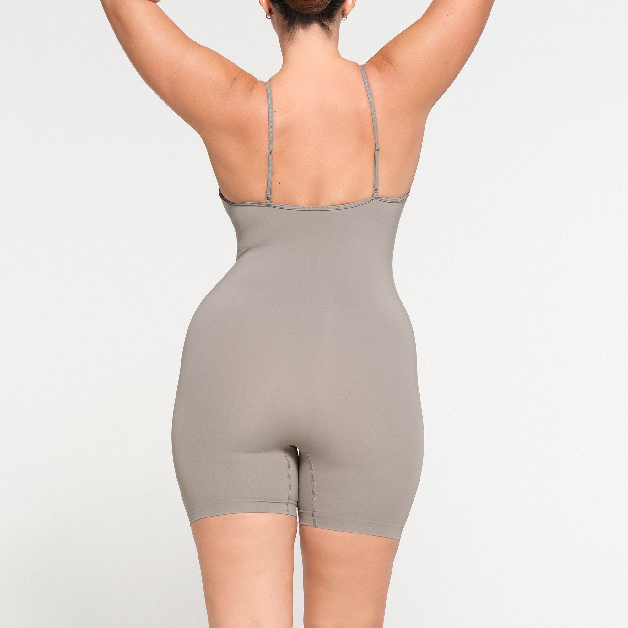 SOFT SMOOTHING SEAMLESS CAMI ONESIE | SMOKE - Image 3