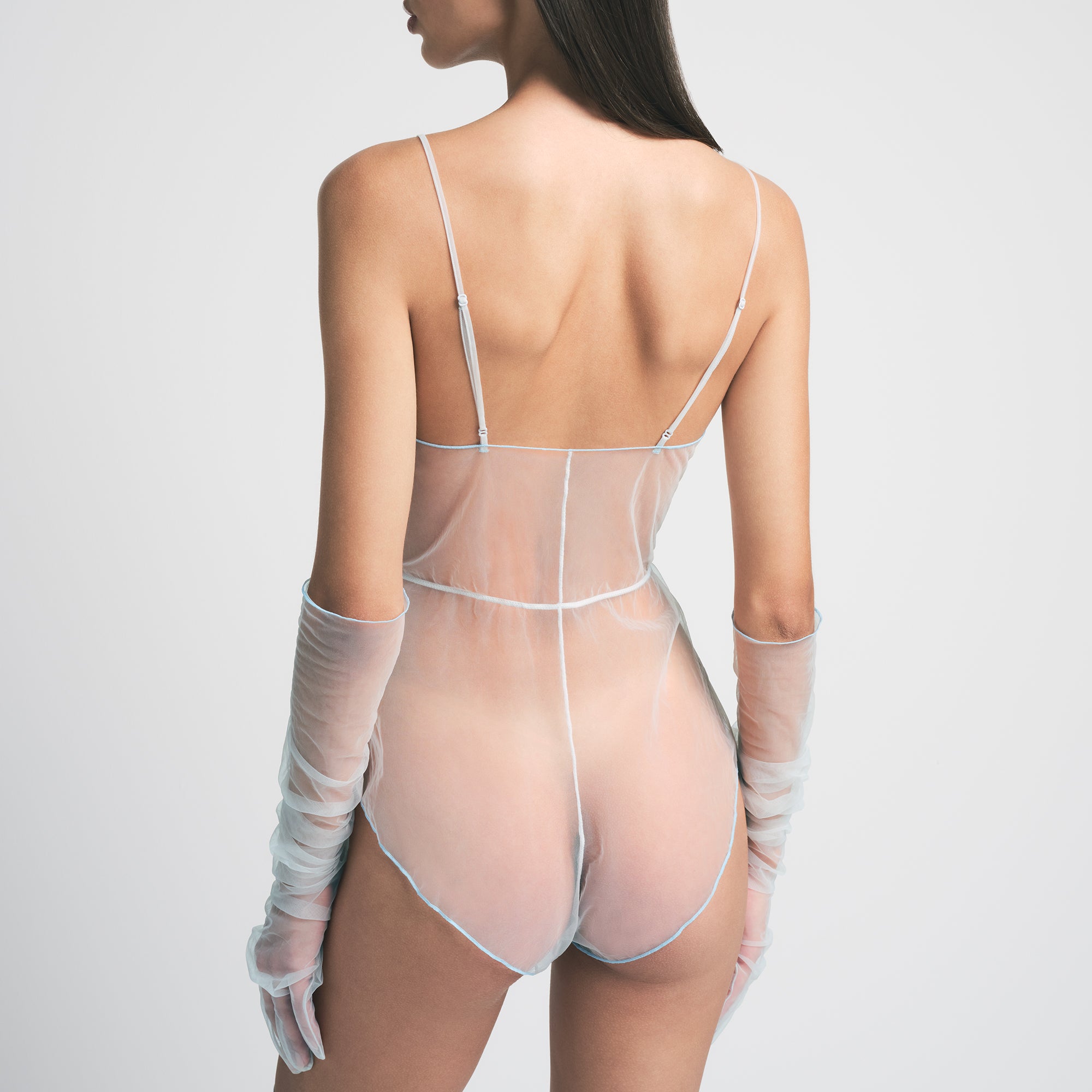 TULLE TEDDY | PLATINUM CONTRAST - Image 3